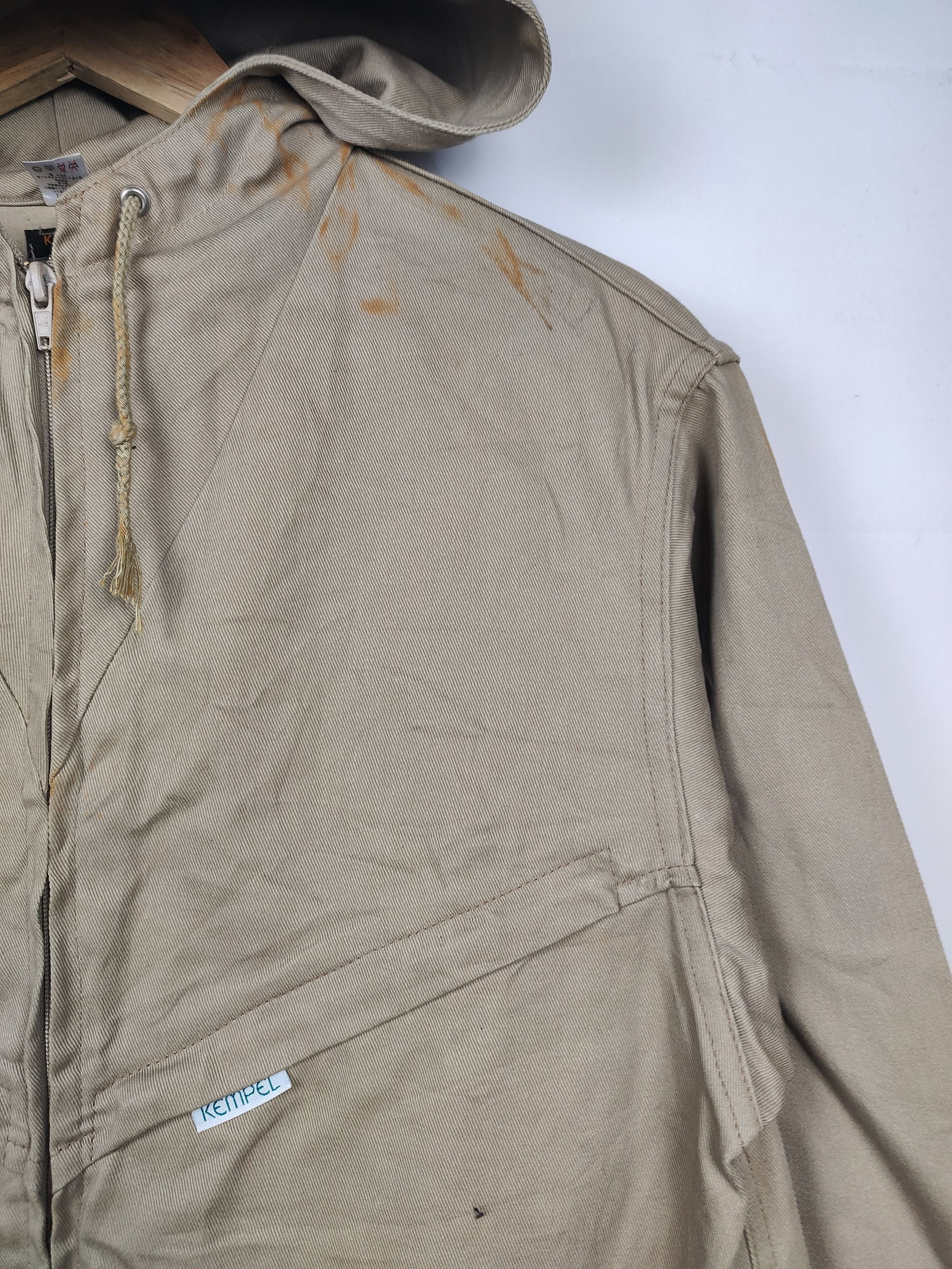 Other Vintage Kempel Germany Distressed Hooded Zipper Jacket Size US M / EU 48-50 / 2 - 3 Thumbnail