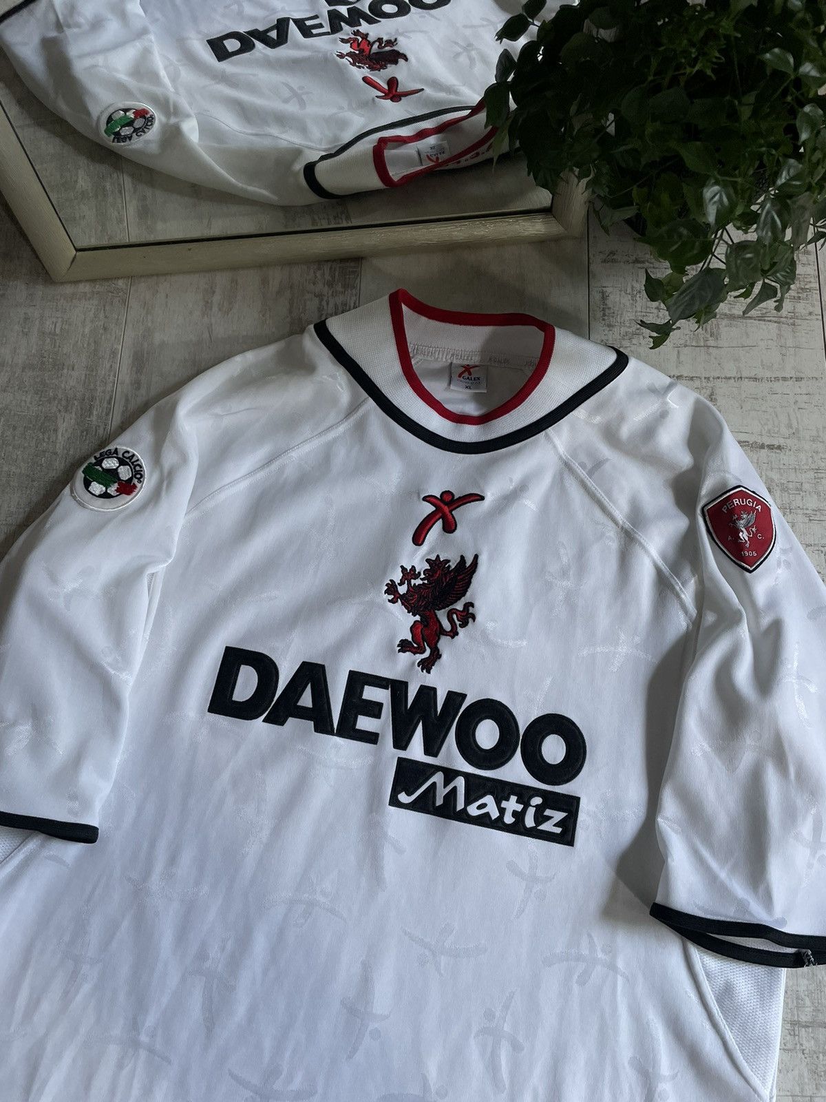 Other Vintage Galex Perugia 2001/2002 Away Football Shirt Match Size US XL / EU 56 / 4 - 3 Thumbnail