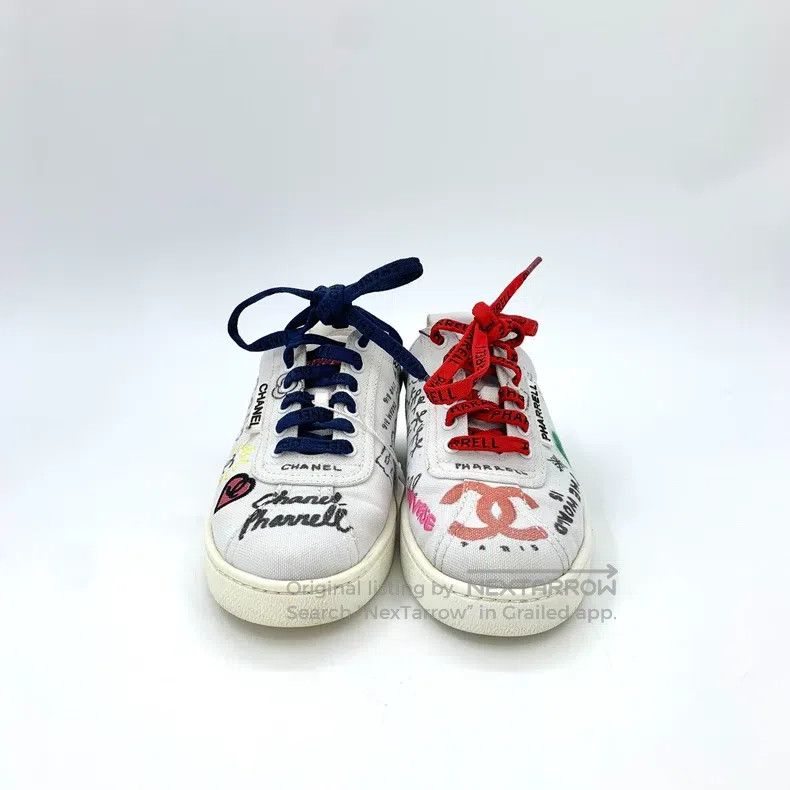 Chanel Chanel Nude pink round toe lacing bow casual flat shoes Size US 5.5 / IT 35.5 - 3 Thumbnail