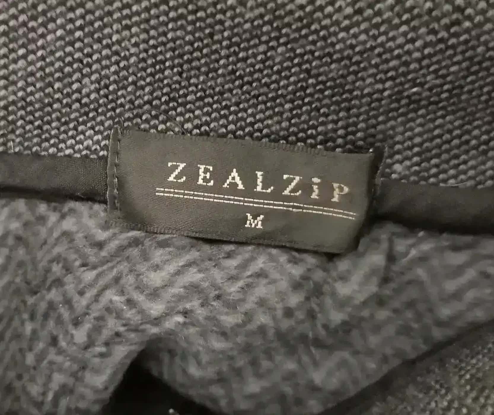 Japanese Brand Vintage Zealzip Diamond Design Sweatshirt Size US M / EU 48-50 / 2 - 4 Thumbnail