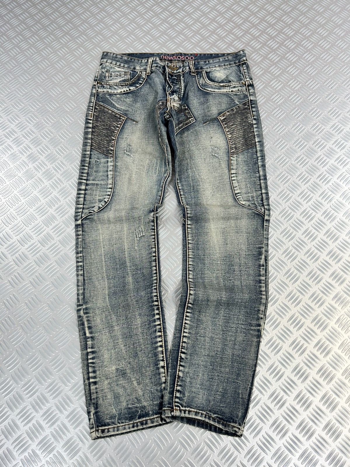 Japanese Brand × Vintage Japanese faded jeans Size US 38 / EU 54 - 1 Thumbnail