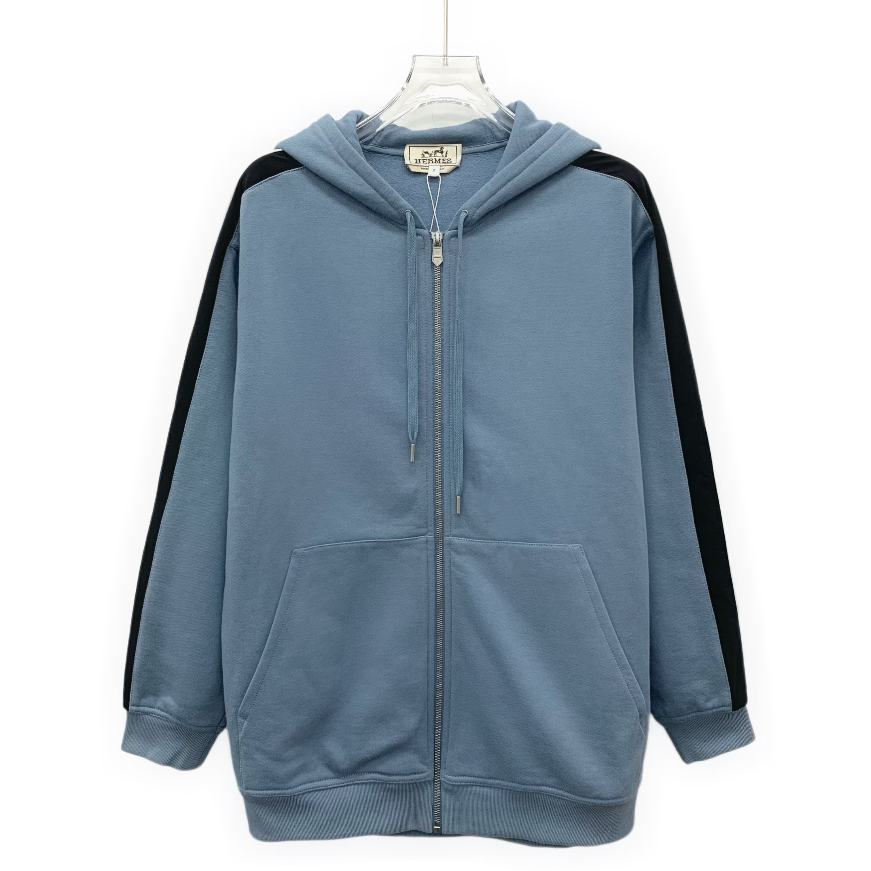 Hermes Hermès Zip Hoodie Jacket Blue (S) Size US S / EU 44-46 / 1 - 1 Thumbnail