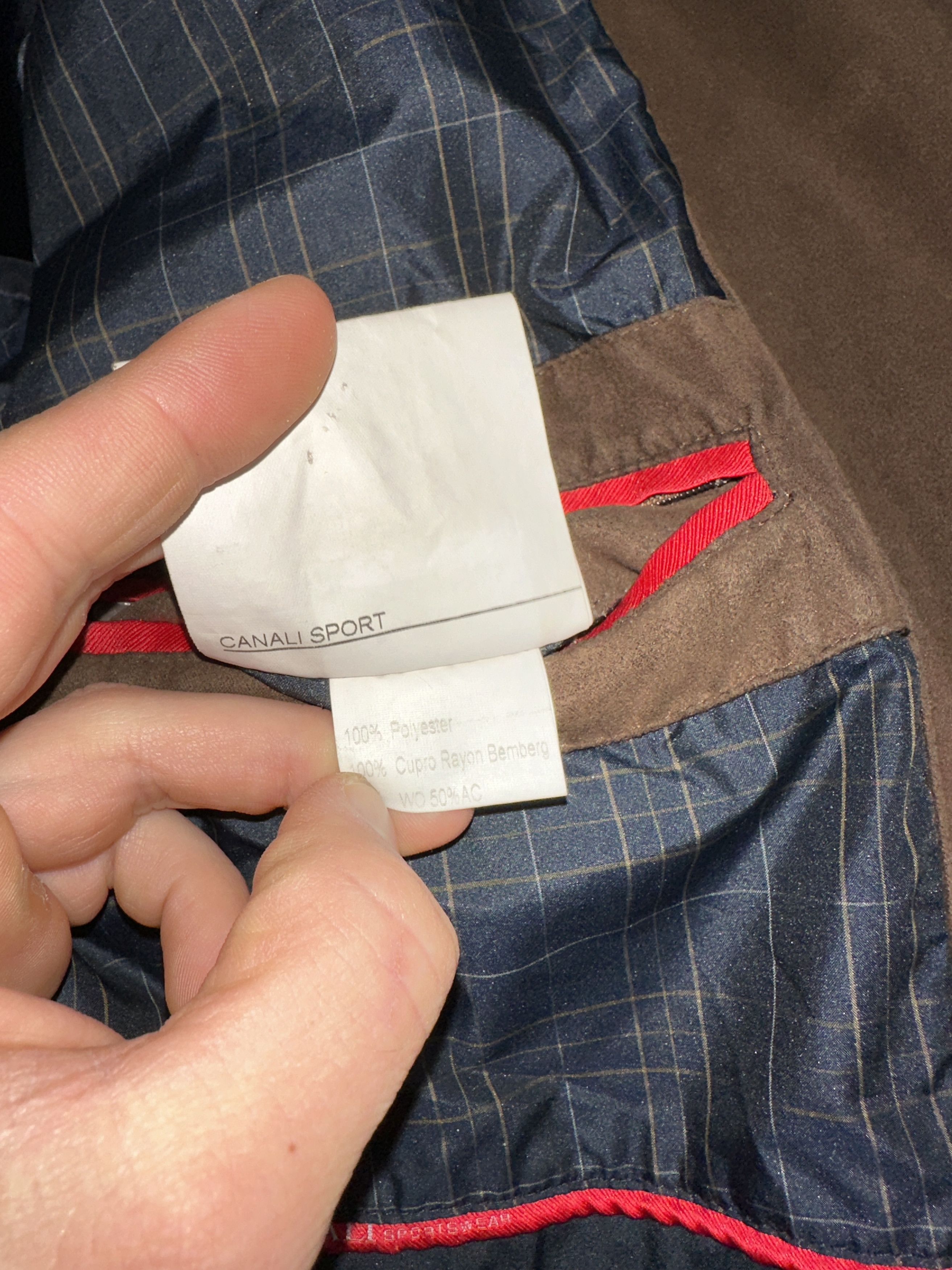 Canali Canali Sportswear Suede Rain Wind Tech Weatherproof Size 52 Size US L / EU 52-54 / 3 - 12 Thumbnail