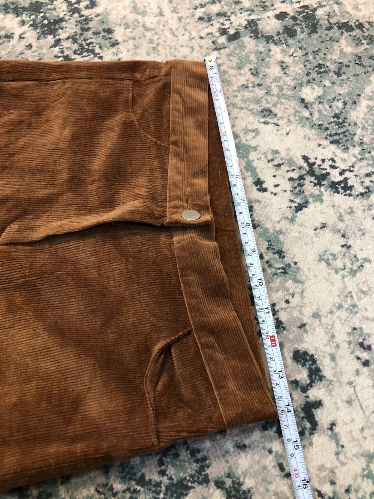Designer Minimuze Korea Velvet Corduroy Bell Bottom Pant Size US 28 / EU 44 - 8 Thumbnail