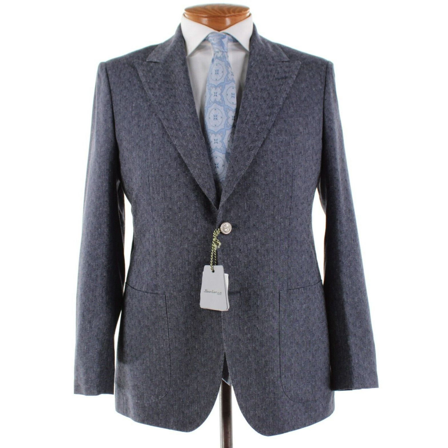 SARTORIO Sartorio Suit Size US 40 Regular in Blue Size 40R - 1 Thumbnail