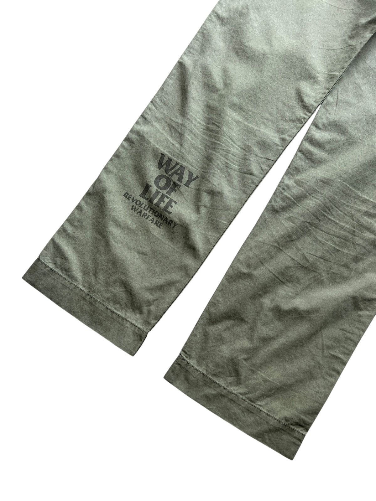 Japanese Brand Rats ‘Revolutionary Warfare” Military Green Pants Size US 32 / EU 48 - 3 Thumbnail
