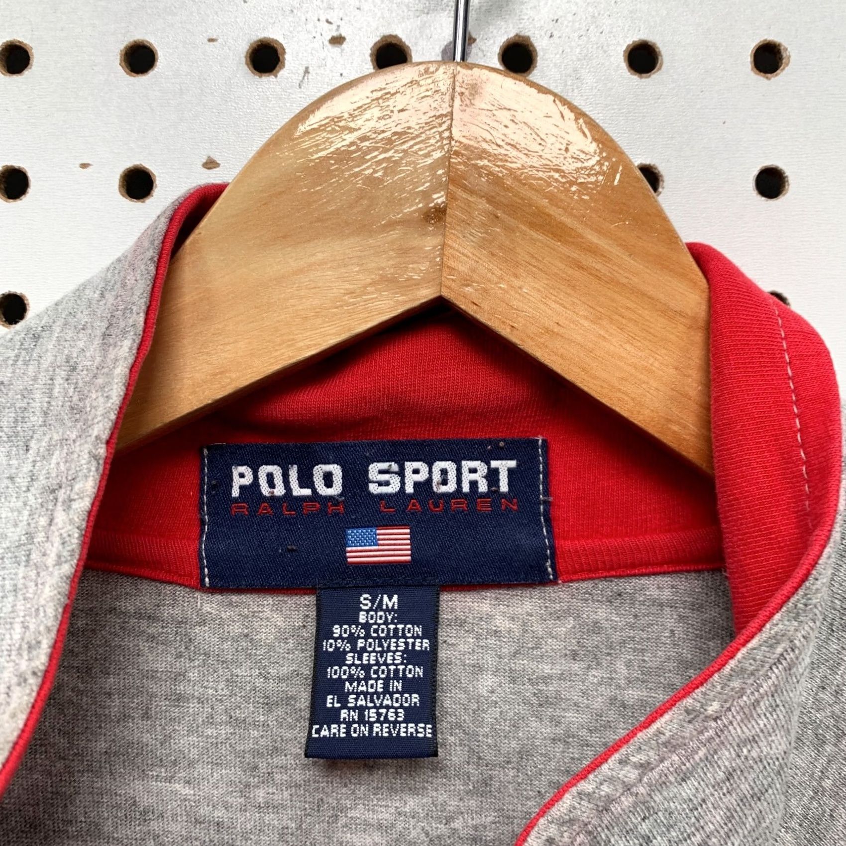 Vintage VINTAGE Polo Sport Jacket Mens M Gray Faded Zip Size US M / EU 48-50 / 2 - 3 Thumbnail