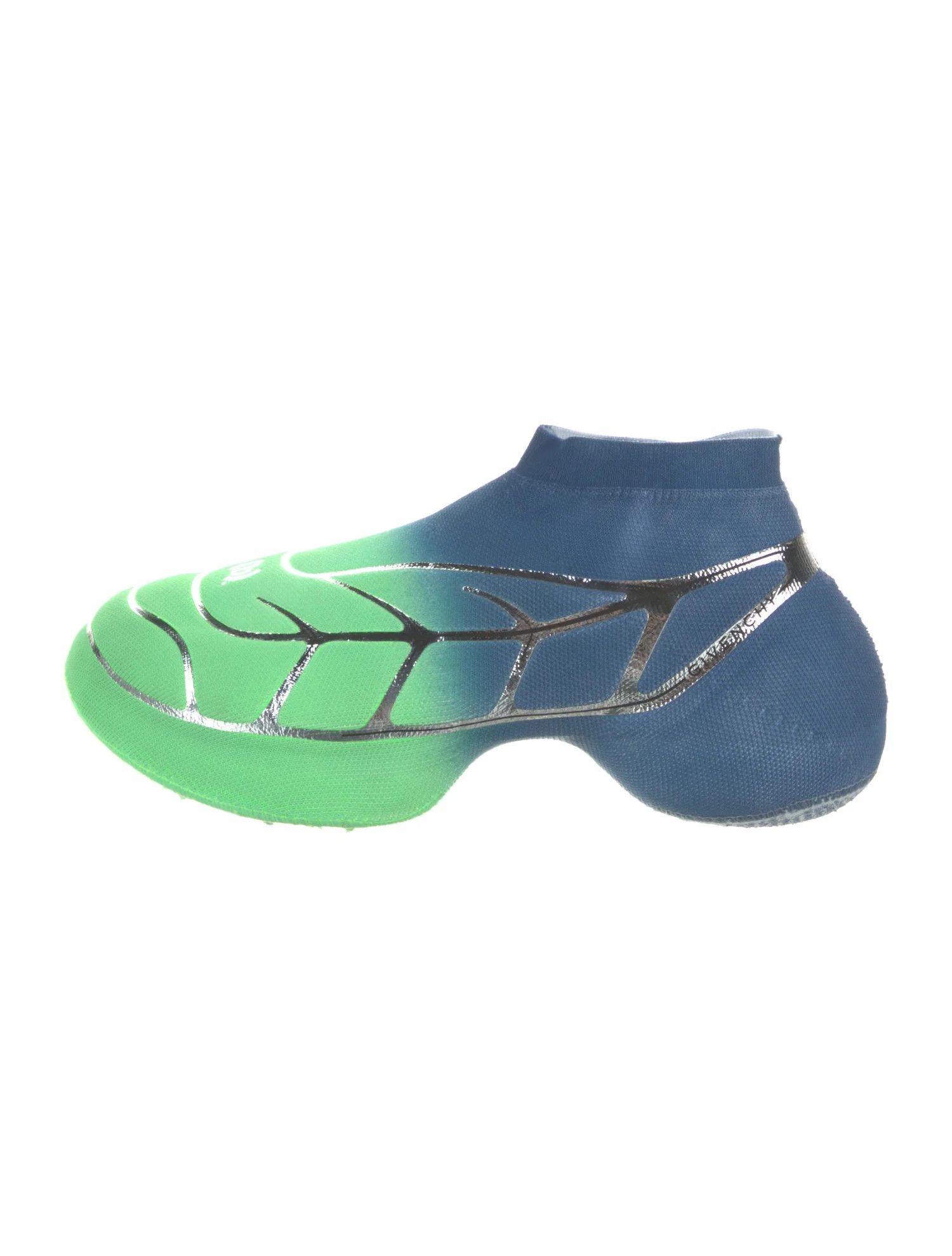 image of Givenchy O1Srvl11E0224 Sneakers In Blue & Green in Blue/Green, Men's (Size 12)