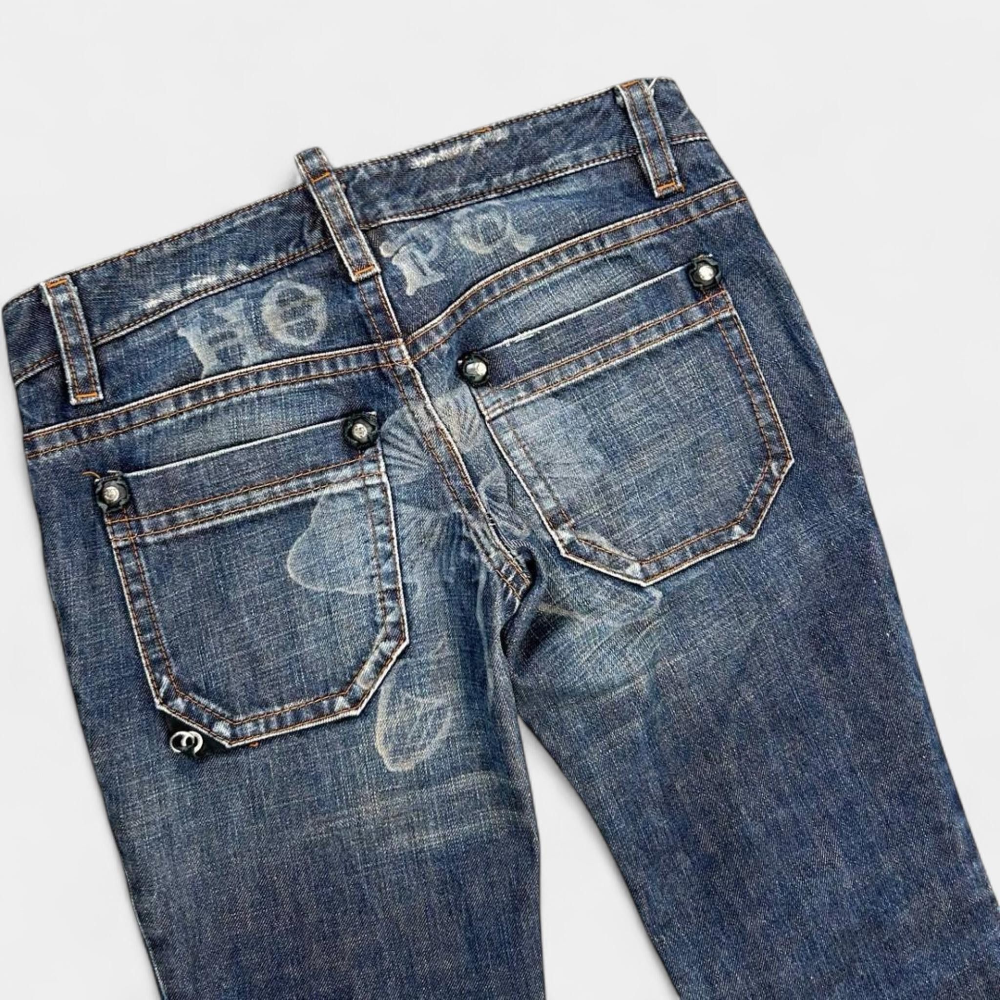 Dsquared2 Dsquared2 FW2005 "I Love Jesus" Patchwork Denim Size US 28 / EU 44 - 6 Thumbnail
