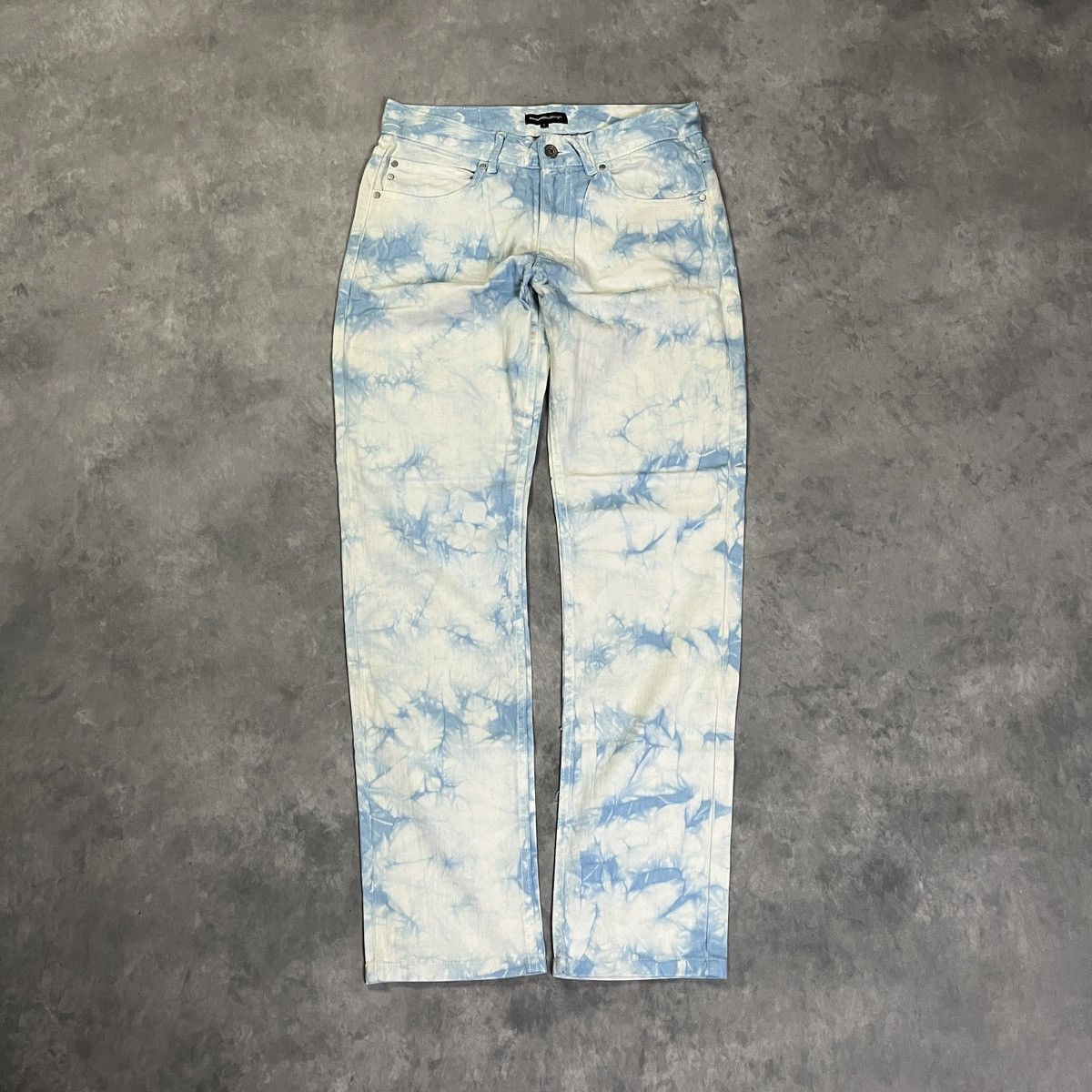 semanticdesign 2000s Semantic Design Tie Dye Denim Pants Size US 28 / EU 44 - 1 Thumbnail