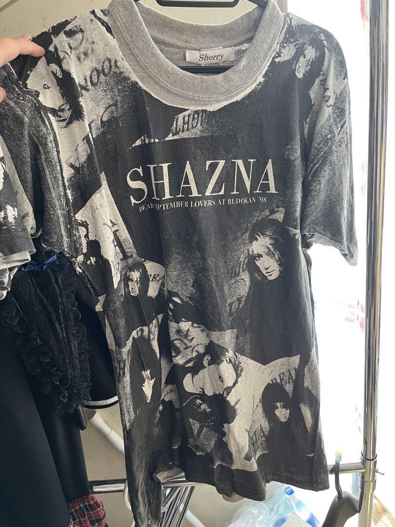 Vintage vintage 80s Japanese Band Shazna Overprint tee Size US M / EU 48-50 / 2 - 1 Thumbnail