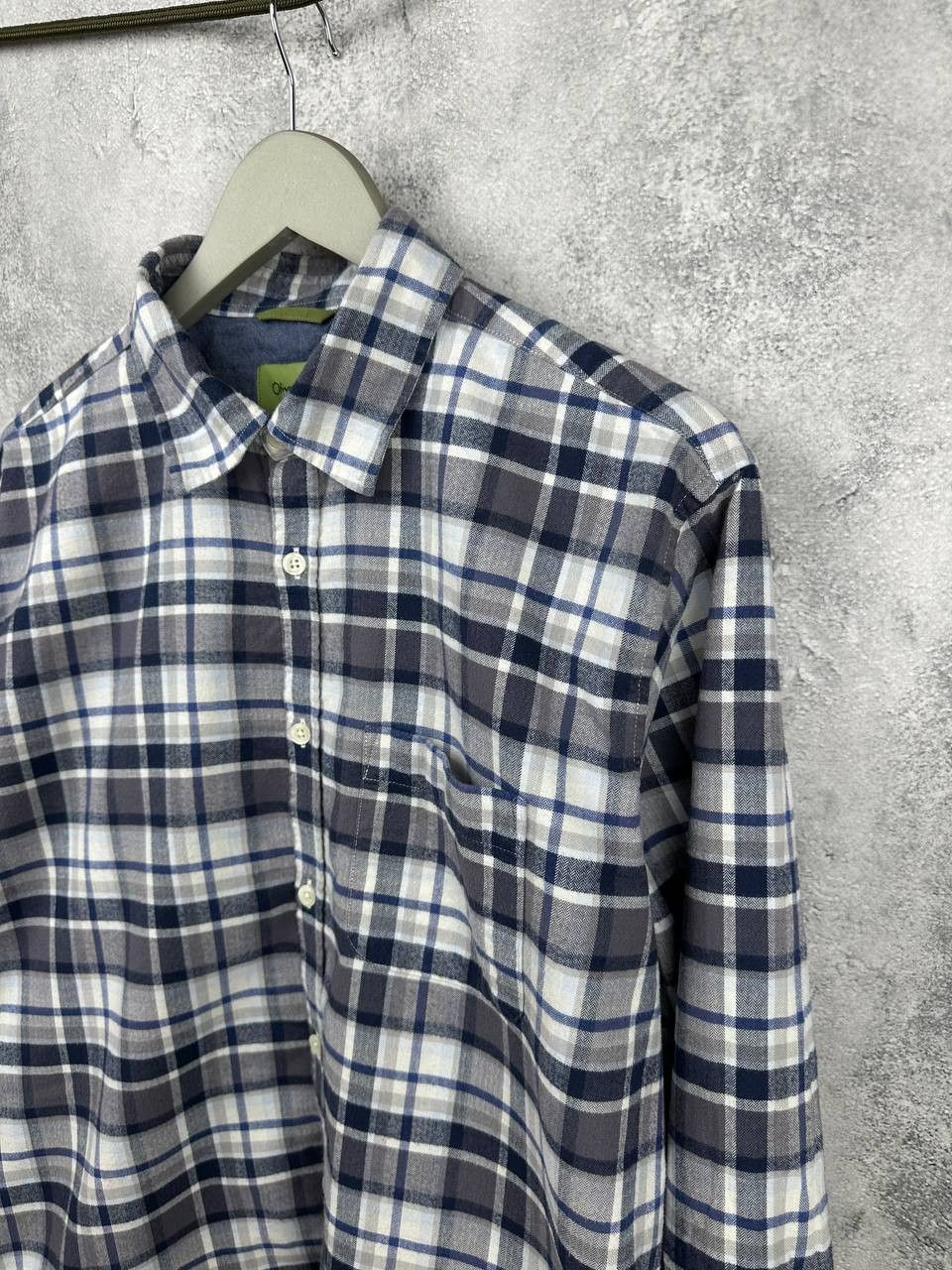 Oliver Sweeney Oliver Sweeney Censo Check Flannel Shirt Brushed Button Up Size US XL / EU 56 / 4 - 5 Thumbnail