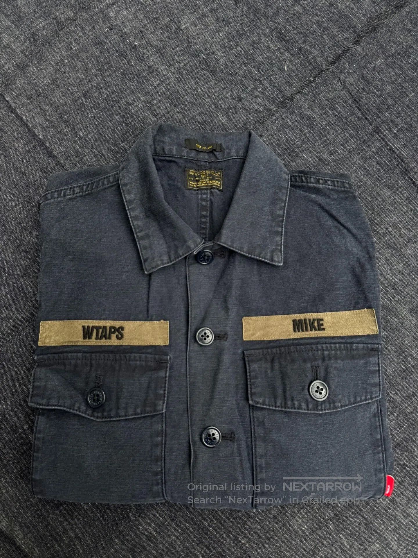 Wtaps WTAPS 14SS BUDS LS Satin Shirt Jacket. Size US M / EU 48-50 / 2 - 7 Thumbnail