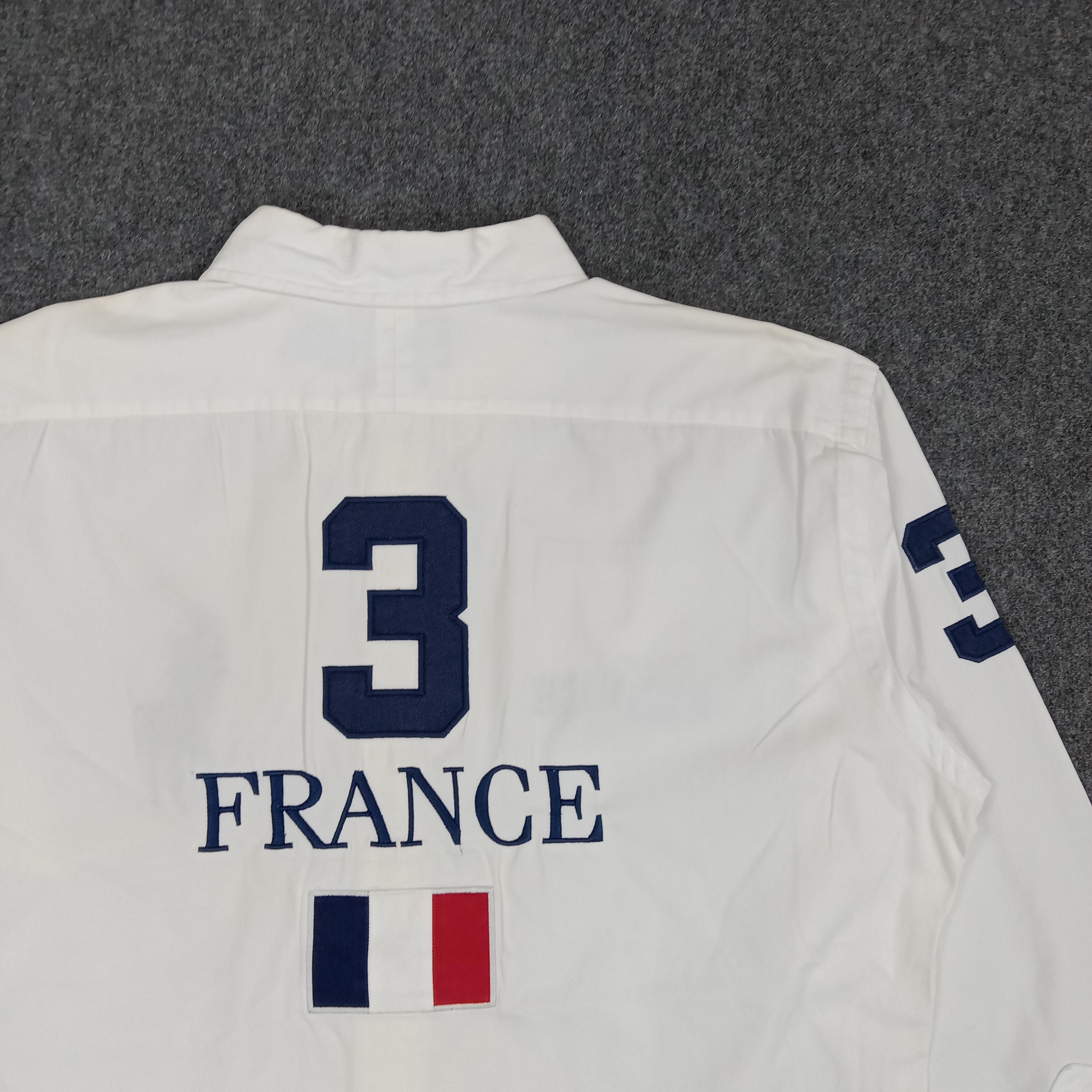 Ralph Lauren × Vintage Ralph Lauren France Button Up Casual Shirt Size US XL / EU 56 / 4 - 6 Thumbnail