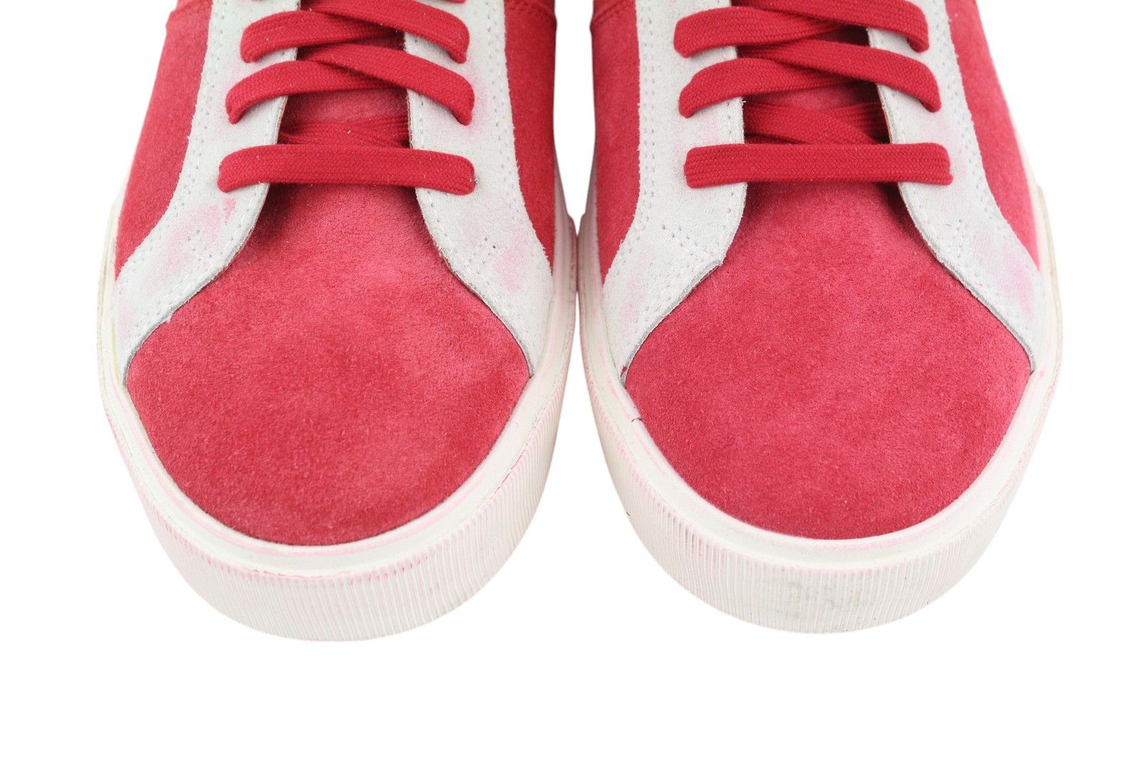 Diesel S-MYDORI LC EU42 Red Suede Leather 41530 Size US 9 / EU 42 - 3 Thumbnail