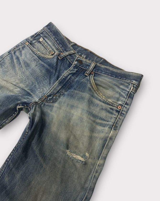 Levi's Vintage Clothing Vintage Trashed Levis 517 flared jeans / bell bottom Size US 31 - 5 Thumbnail