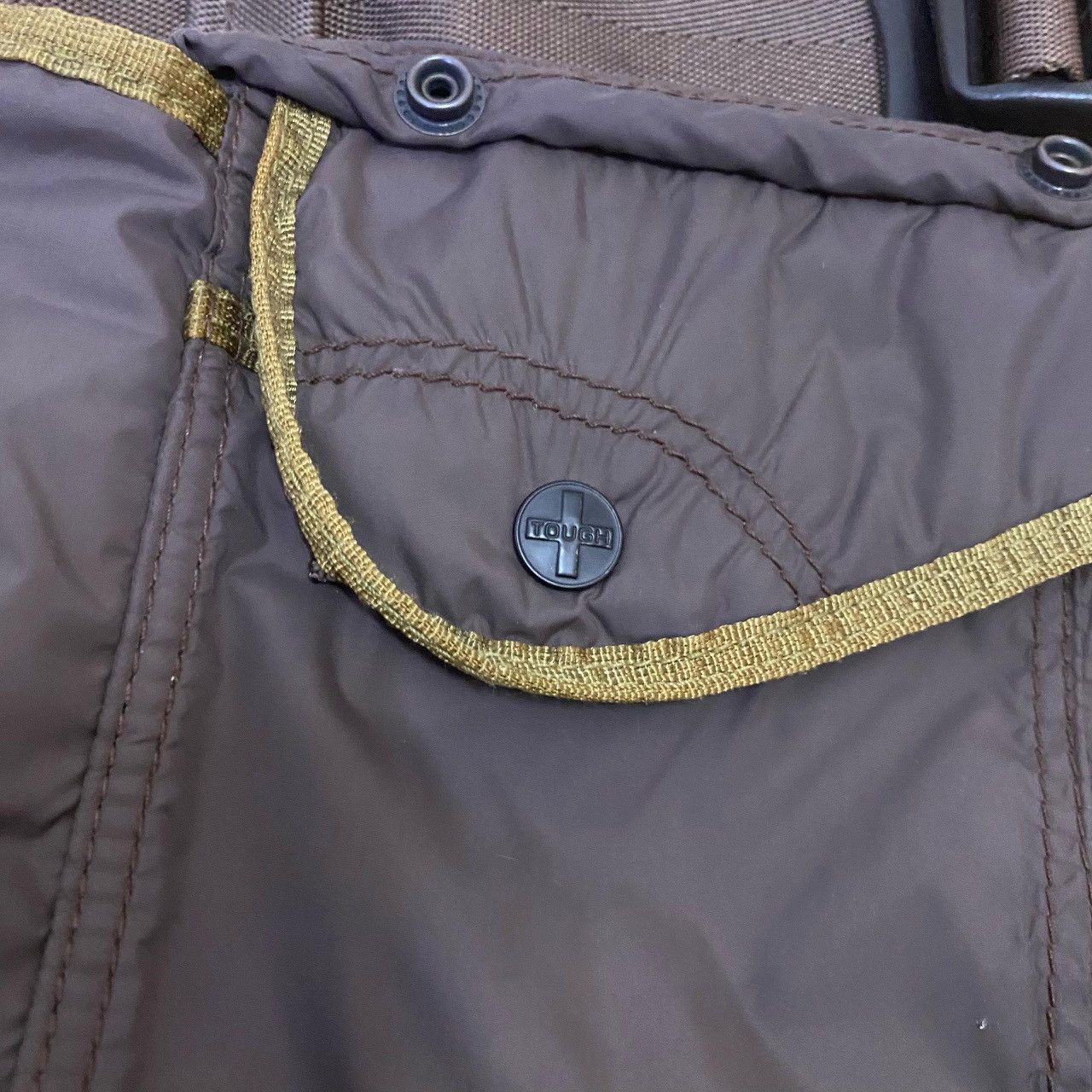 Japanese Brand TOUGH JEANSMITH crossbody waist multi pocket military bag Size ONE SIZE - 5 Thumbnail