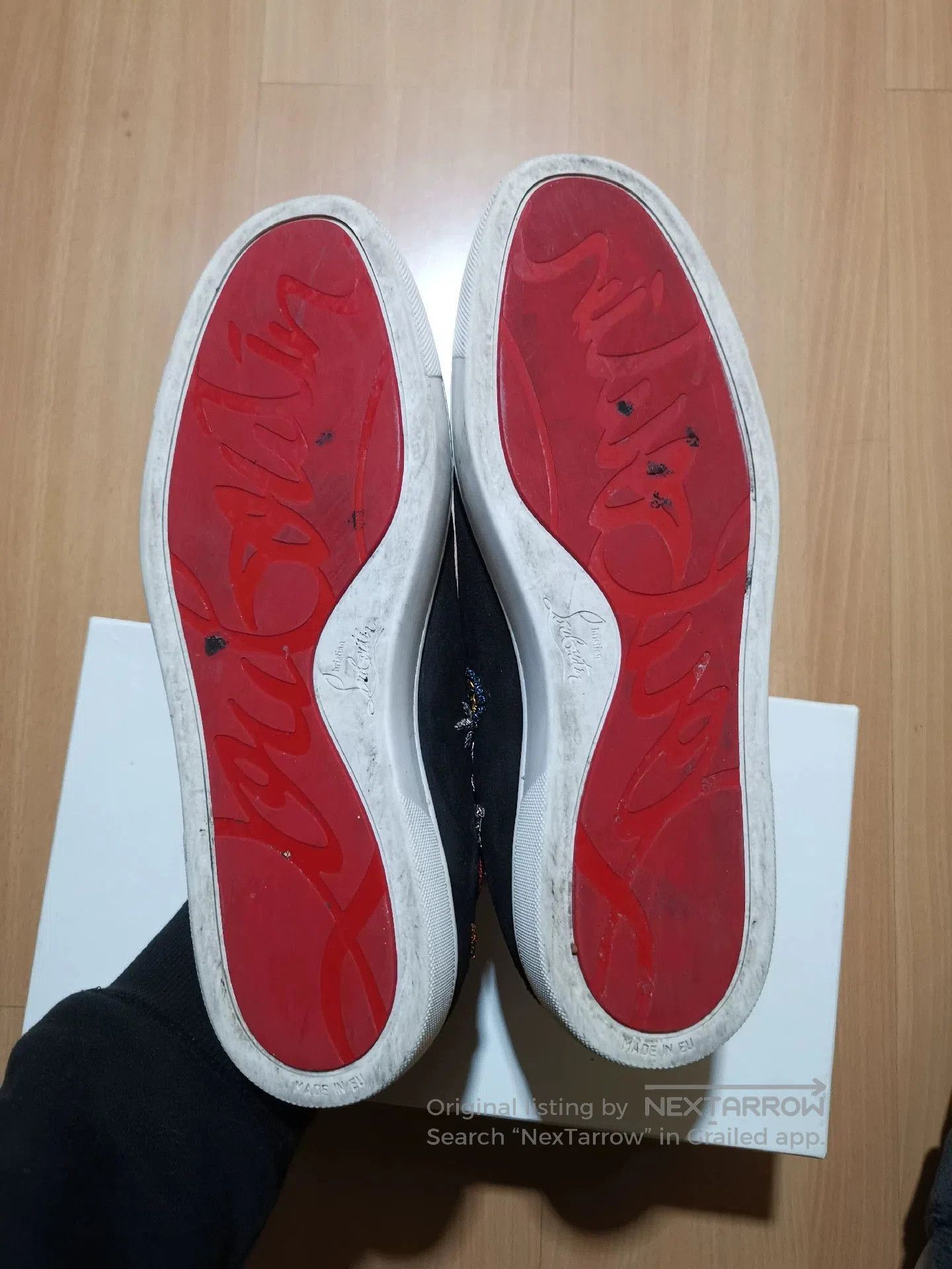 Christian Louboutin christian louboutin men's slip-on shoes with embroidery. Size US 10 / EU 43 - 9 Thumbnail