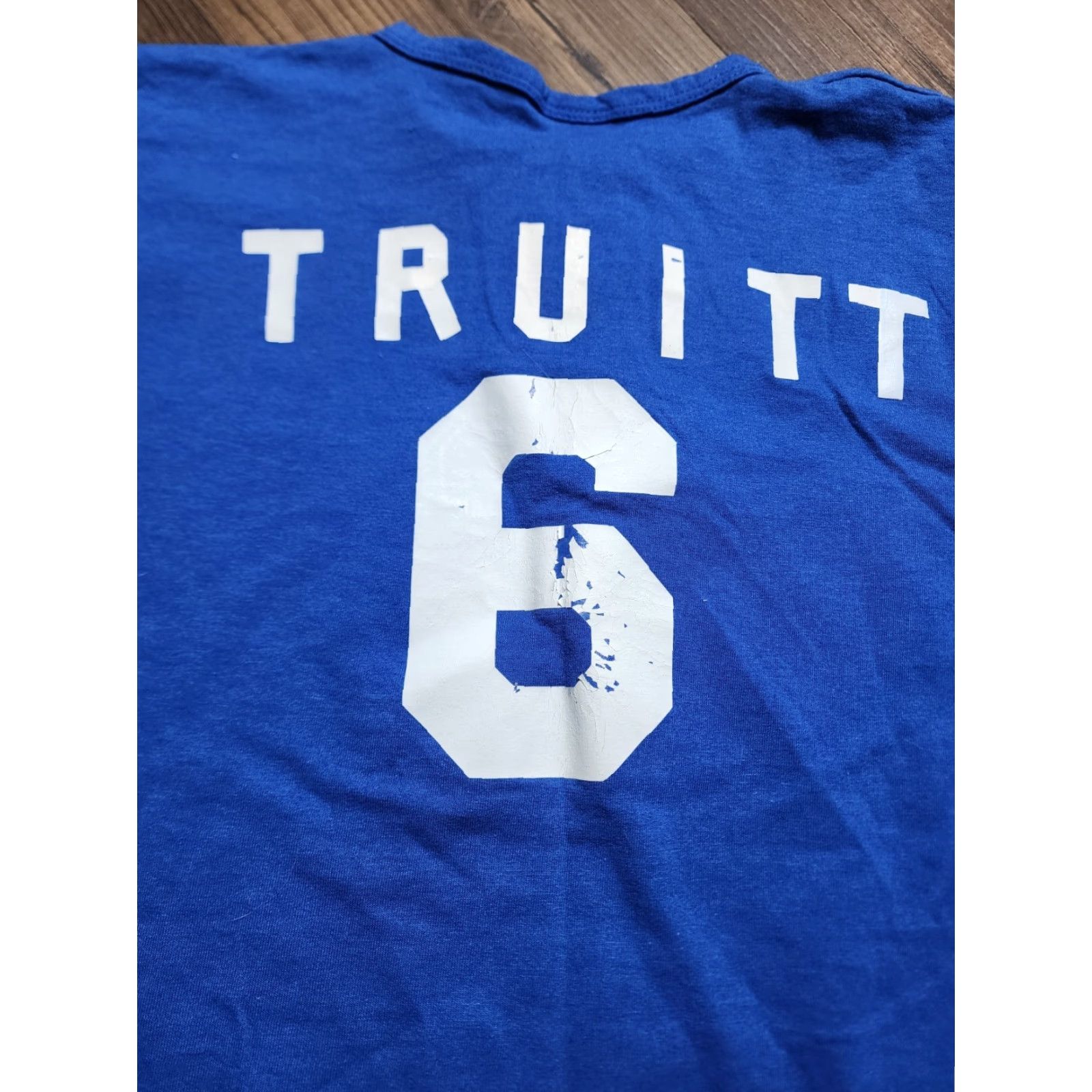 Vintage VINTAGE Eagle USA T Shirt Baseball 2000s Short Sleeve Men’s S Blue 2000-2009 Distressed Halloween Retro Sports Little League Mens Size US S / EU 44-46 / 1 - 2 Thumbnail