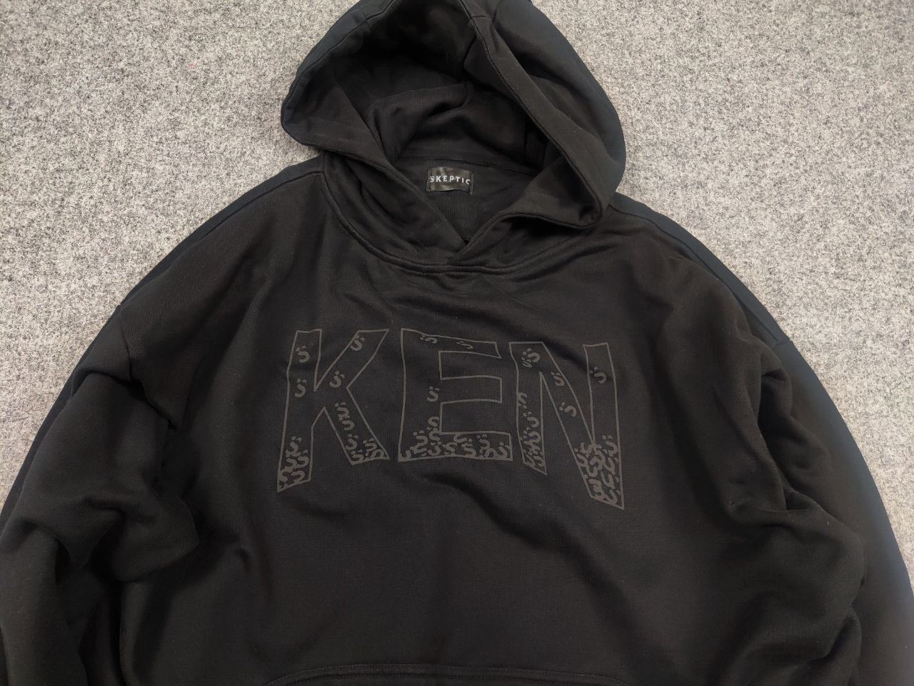 Le Grande Bleu (L.G.B.) Skeptic Design Ken black logo Oversized Hoodie Size US M / EU 48-50 / 2 - 4 Thumbnail