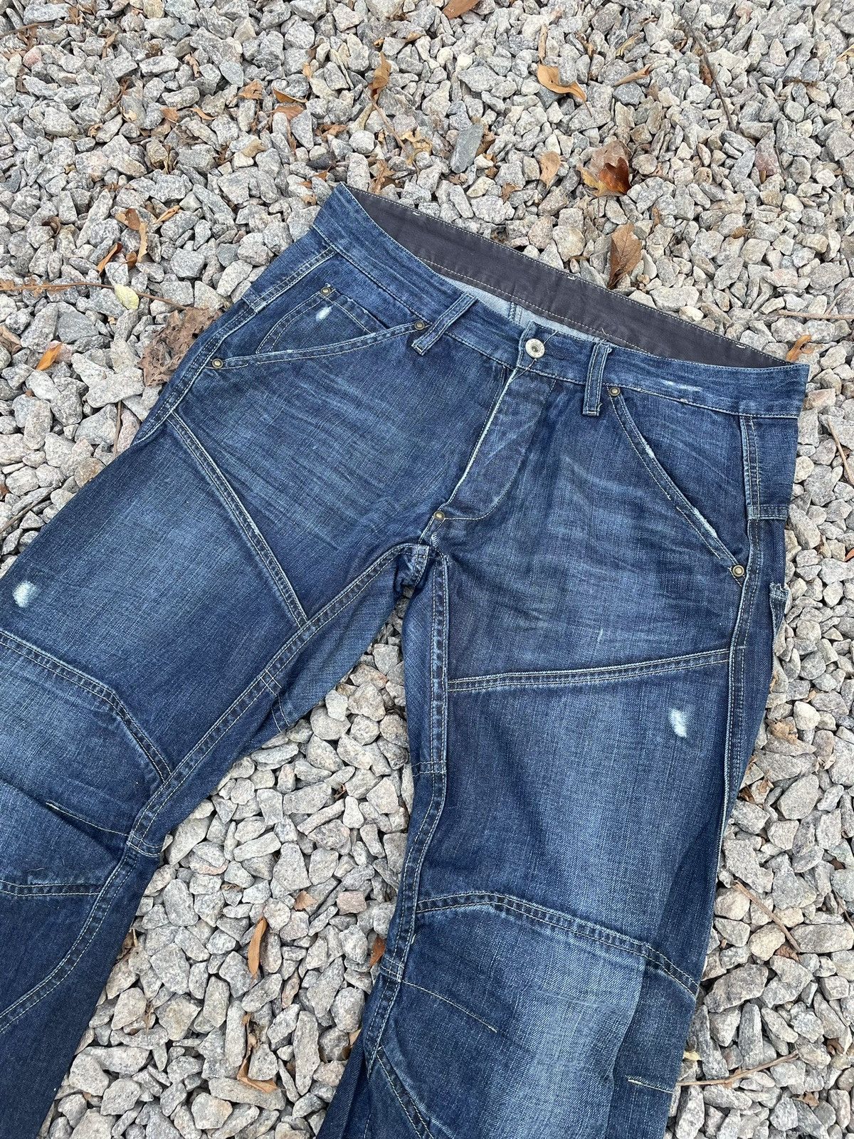 G-Star × Vintage G-Star Raw Vintage Avant Gard Jeans Y2K Rap Size US 32 / EU 48 - 3 Thumbnail