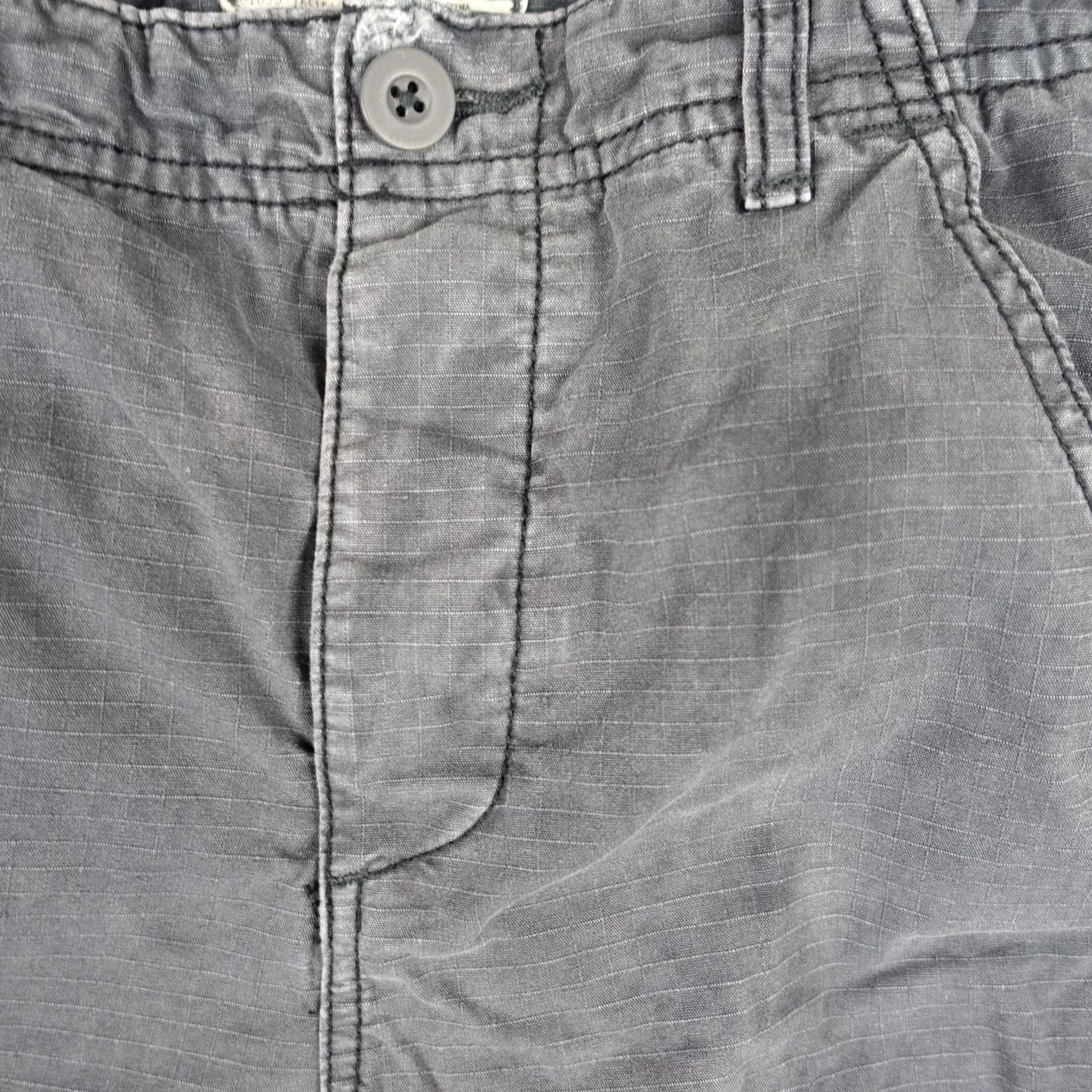 Free People Free People Pants Womens 6 Gray Tapered Cargo Pockets Casual Work Wear Size 28" / US 6 / IT 42 - 3 Thumbnail