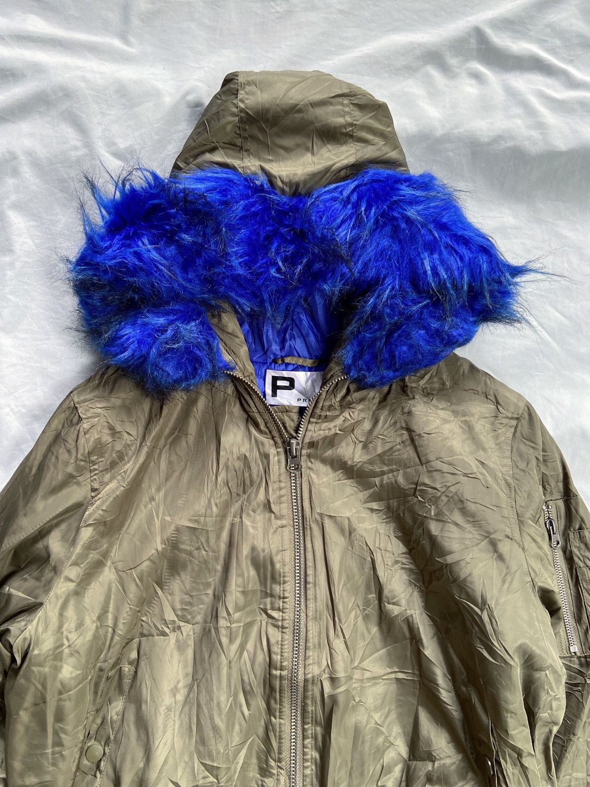Japanese Brand PREGA FAUX FUR ZIP JACKET Size US S / EU 44-46 / 1 - 2 Thumbnail