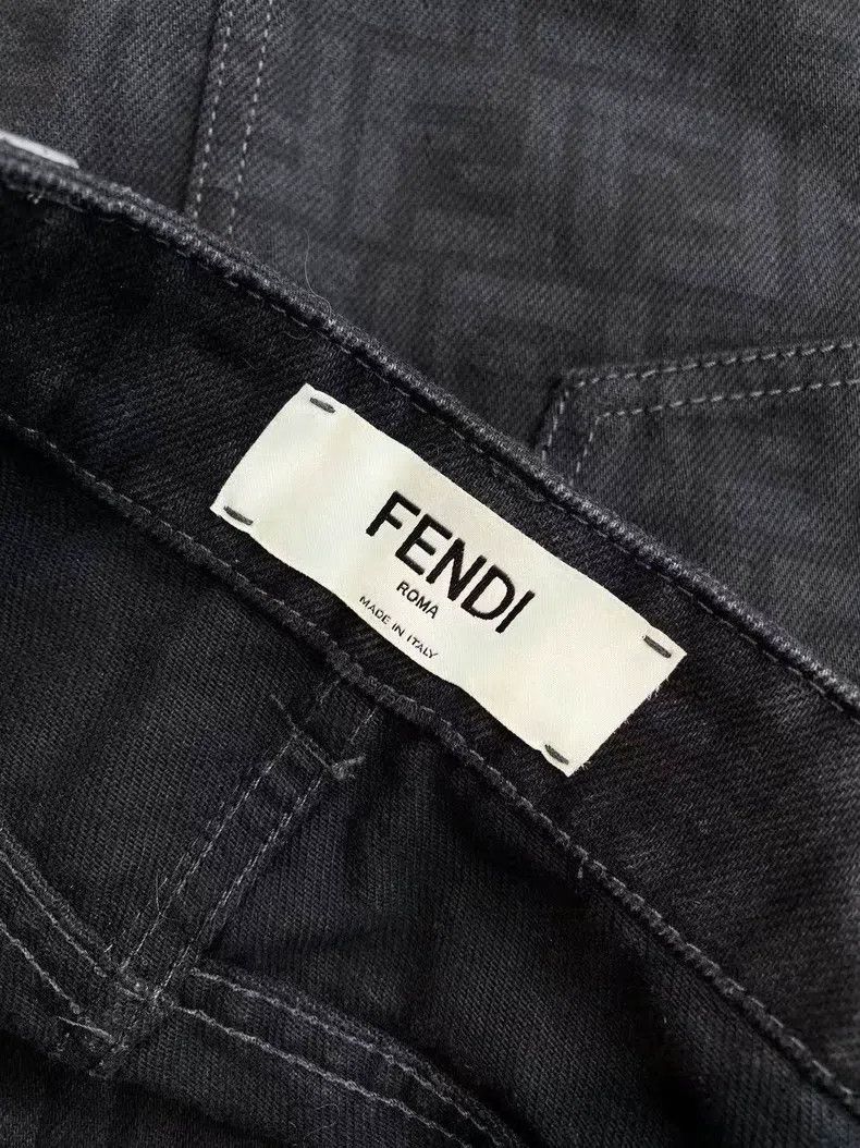 Fendi Fendi Cotton FW24 Jacquard Print Short Skirt Size 25" / US 0 / IT 36 - 5 Thumbnail
