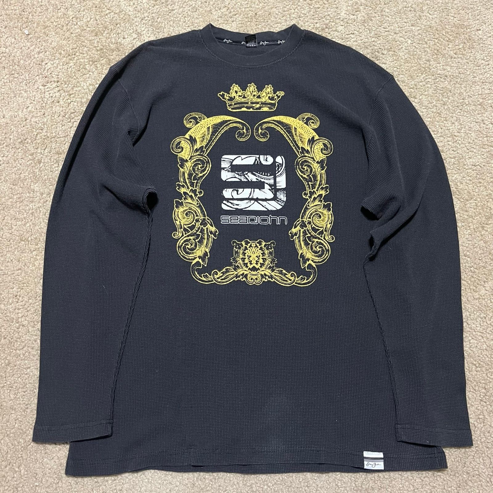 Sean John Sean John Y2K Grunge Hip Hop Thermal Long Sleeve Shirt XL Size US XL / EU 56 / 4 - 1 Thumbnail