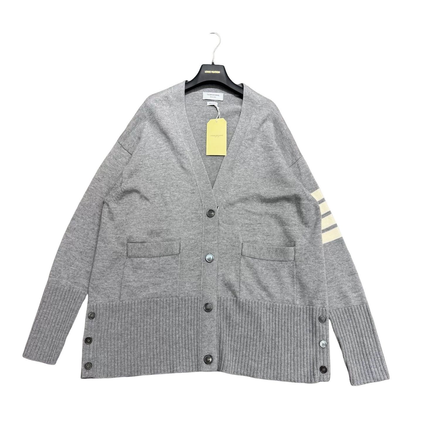 Thom Browne Thom Browne 4-Bar Merino Wool Cardigan Size XS Size US XS / EU 42 / 0 - 1 Thumbnail