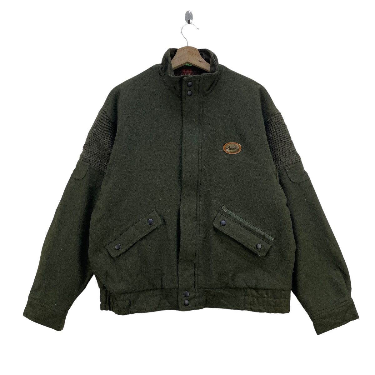 Bugatti Vintage Bugatti Wool Jacket Size US M / EU 48-50 / 2 - 2 Thumbnail