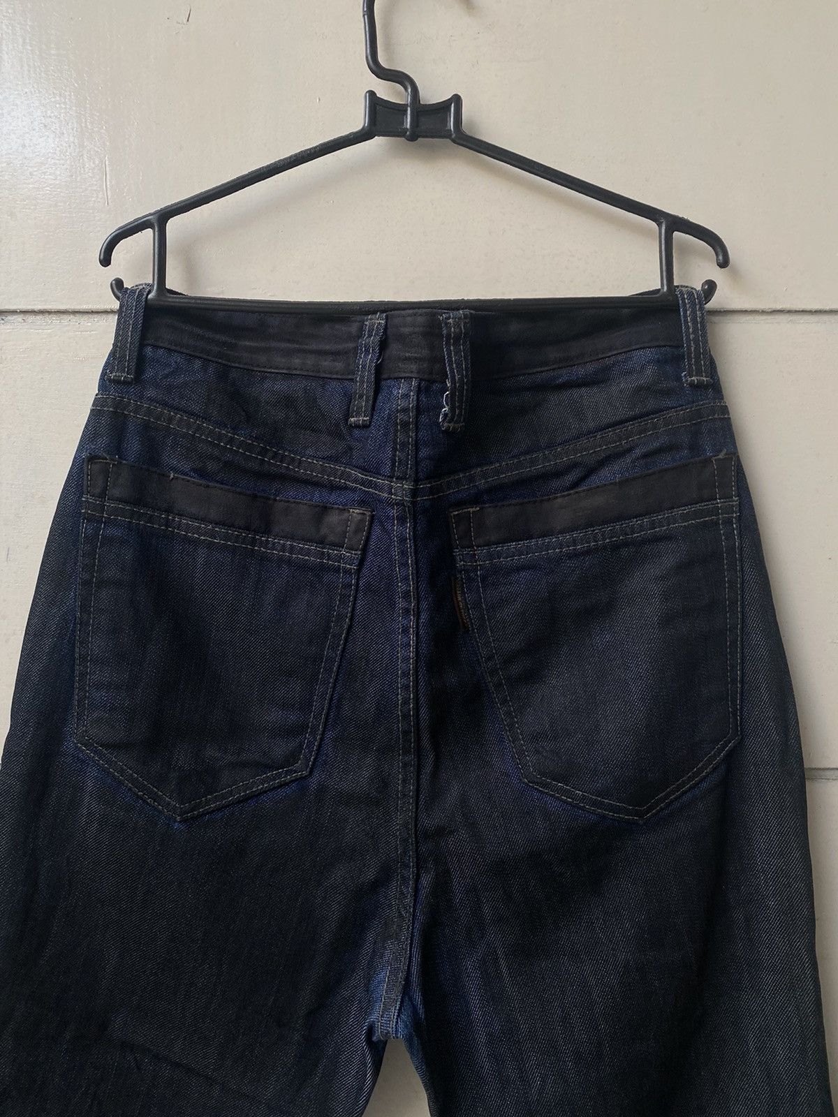 CABANE de ZUCCa Cabane de Zucca Issey Miyake Coated Denim Suede Size US 29 - 4 Thumbnail