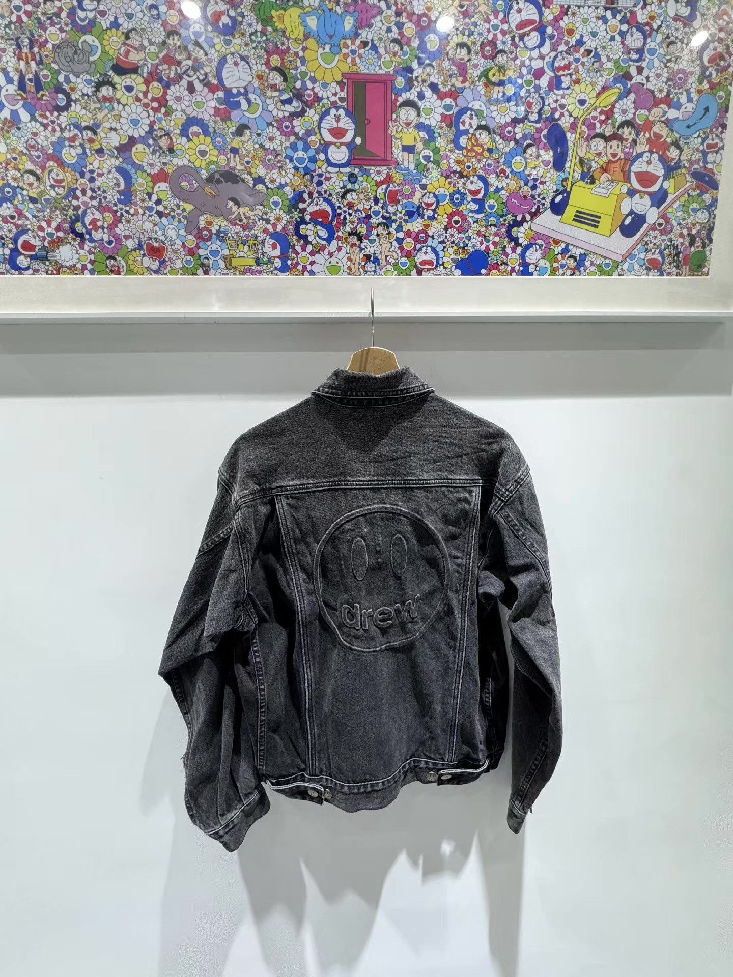 Drew House Drew House 22FW Split Washed Denim Jacket Q15 Size US XXS / EU 40 - 2 Thumbnail