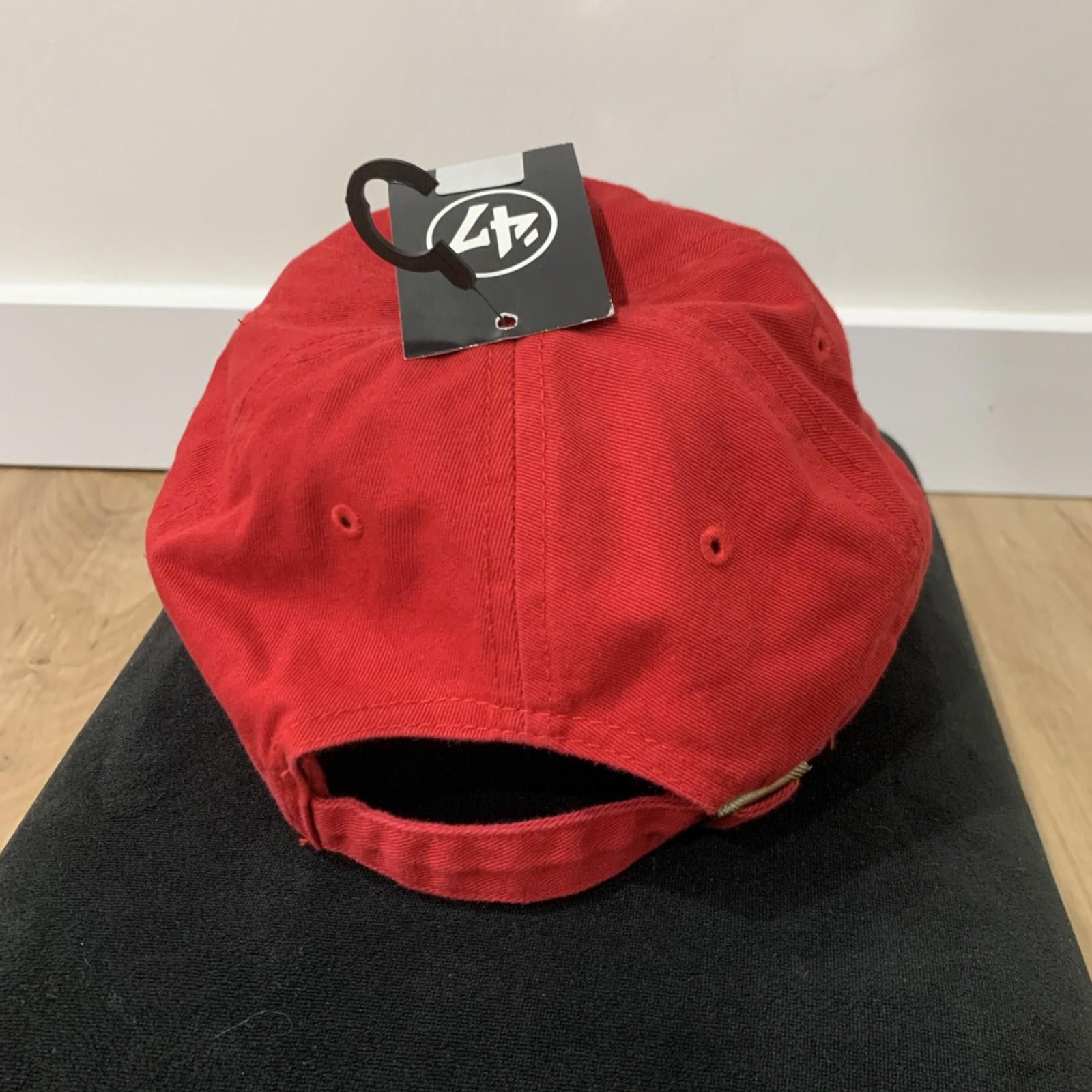 47 New Florida Panthers NHL '47 Clean Up Red Adjustable Hat NWT Size ONE SIZE - 7 Thumbnail