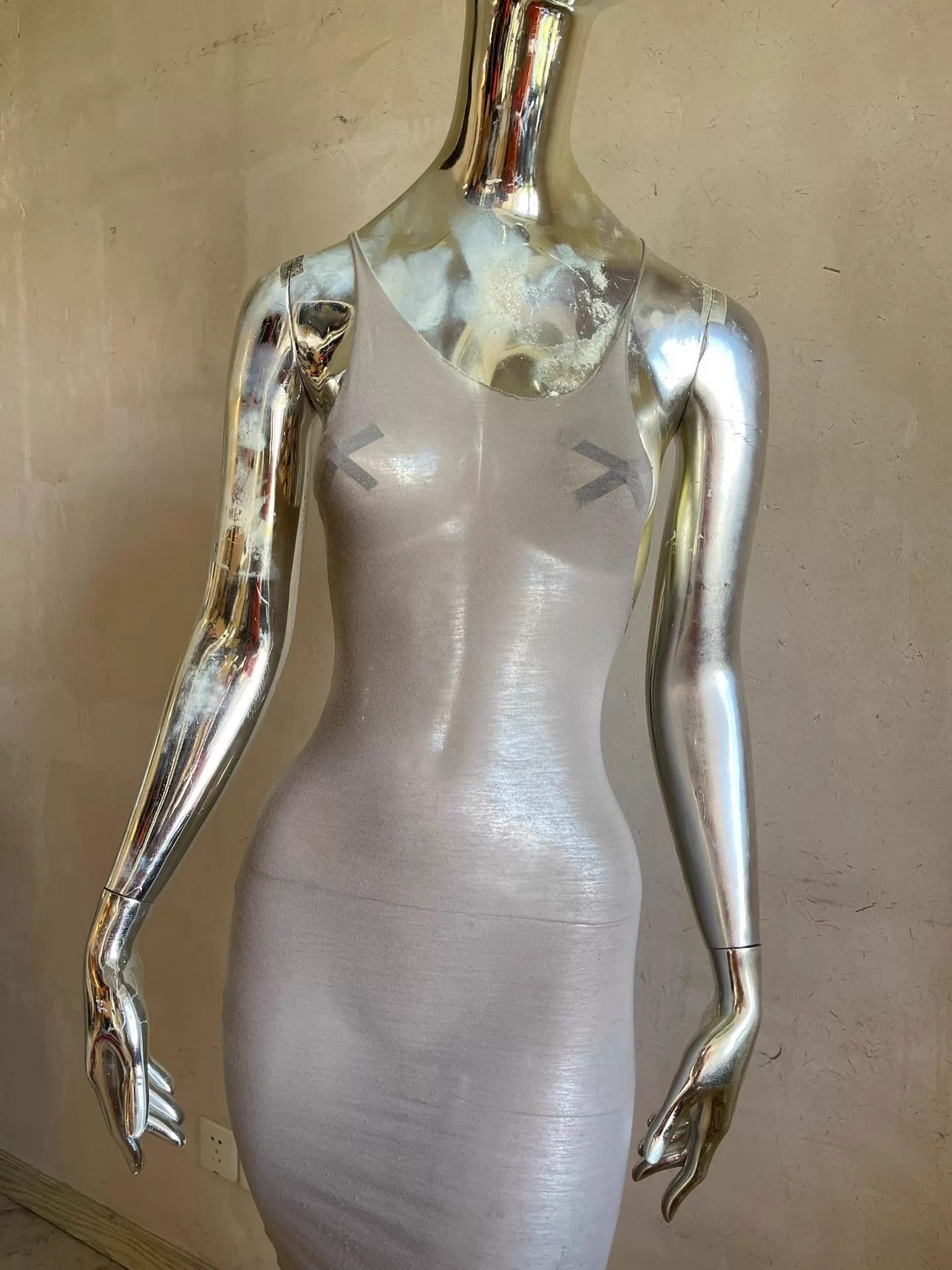 Other ifsixwasnine JP 2nd nude mixed sleeveless maxi dress Size S / US 4 / IT 40 - 5 Thumbnail