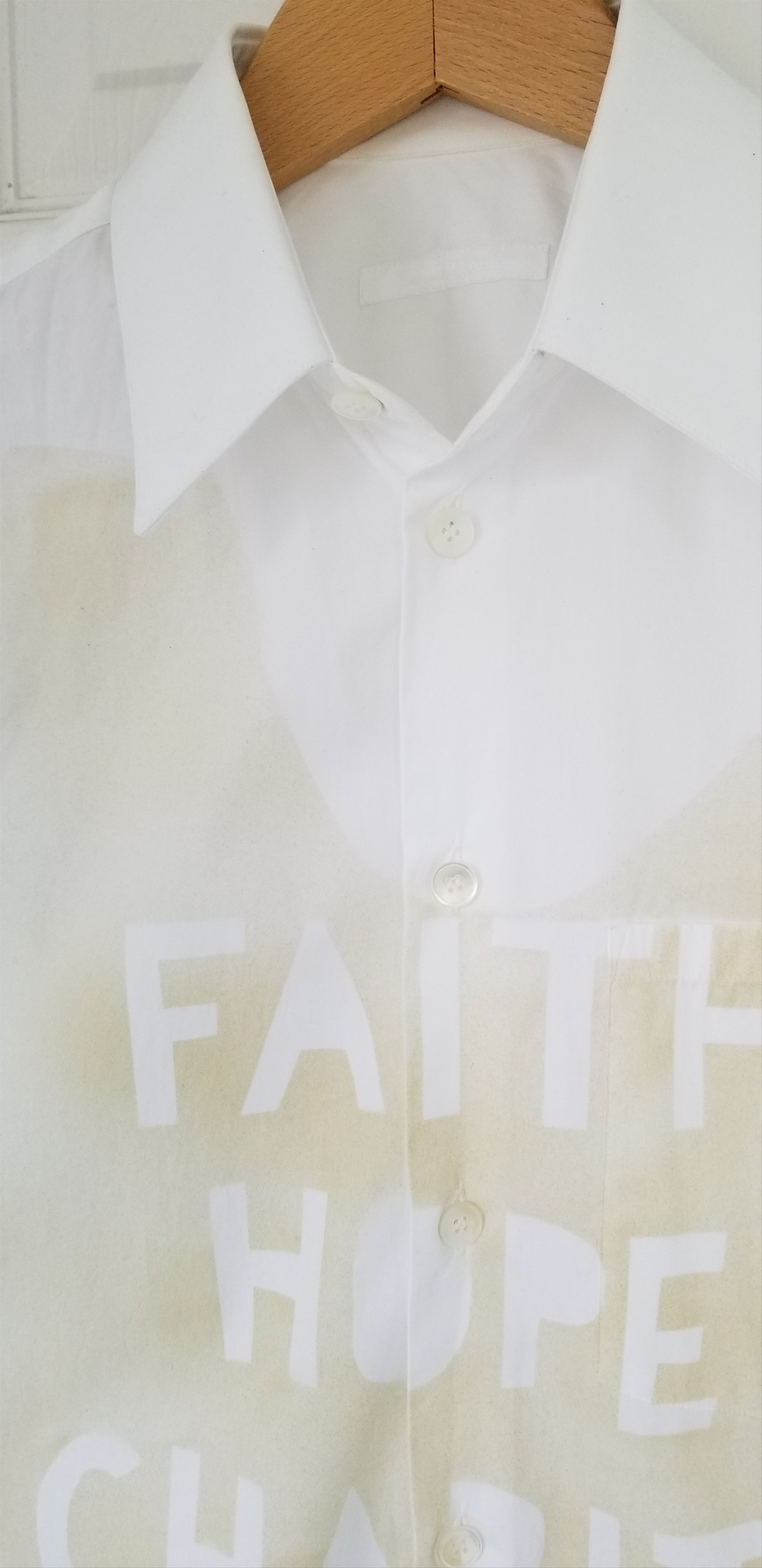 Helmut Lang Helmut Lang Archival Faith Hope Charity 2004 Dress Shirt Size US XS / EU 42 / 0 - 11 Thumbnail