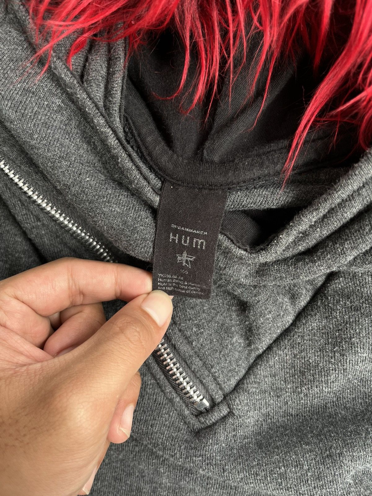 If Six Was Nine Japanese Asymmetrical Fur Hoodie Seditionaries Punk vkei Size US L / EU 52-54 / 3 - 8 Thumbnail