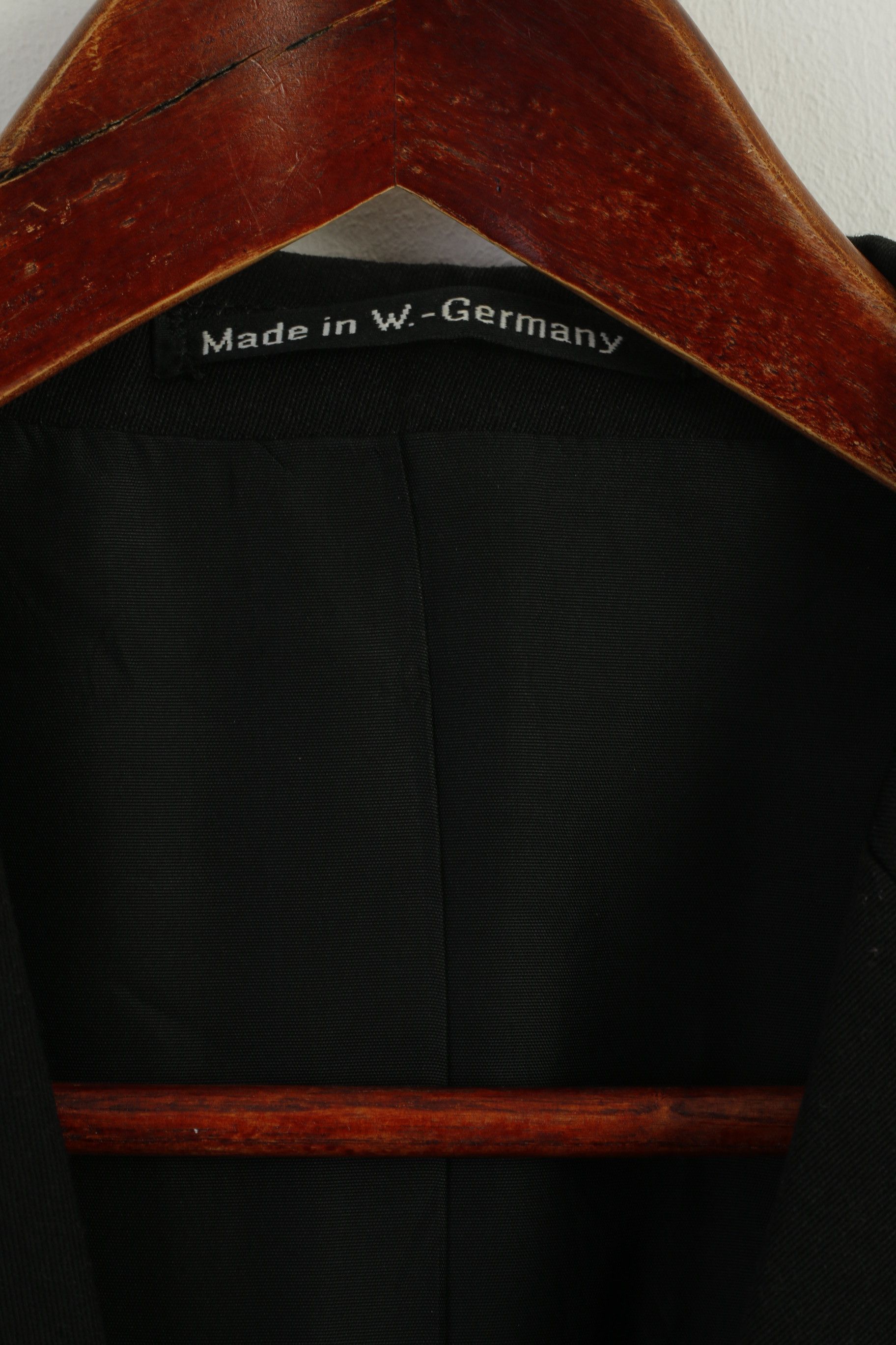 Vintage BOKER Herne Men 40 Blazer Black West Germany 7760 Size 40R - 4 Thumbnail