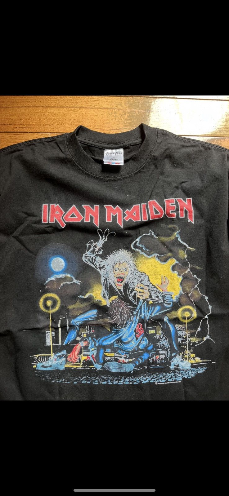 Iron Maiden *Rare* Iron Maiden No Prayer On The Road 1991 Tour Shirt XL Size US XL / EU 56 / 4 - 1 Thumbnail