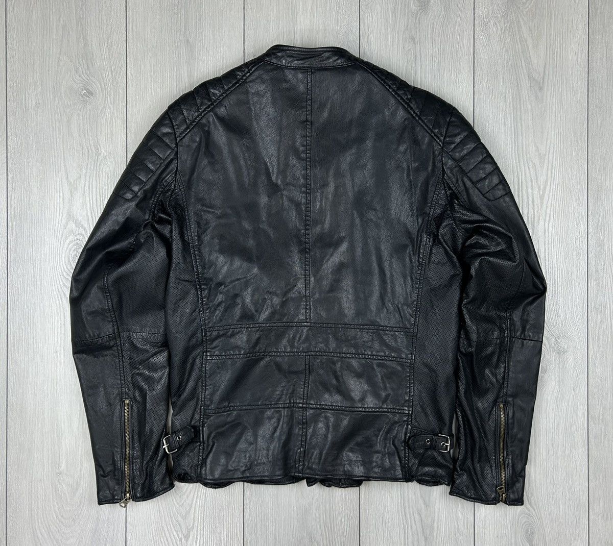 Scotch & Soda Scotch & Soda Leather Black Jacket Size L Size US L / EU 52-54 / 3 - 10 Thumbnail