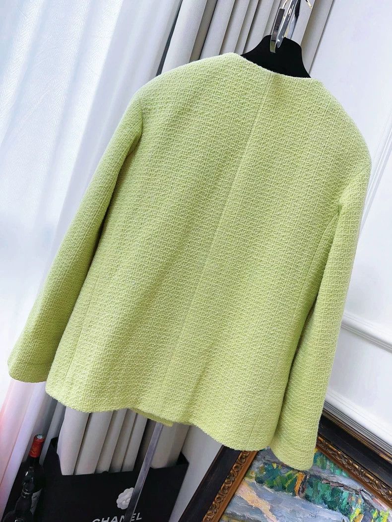 Chanel Chanel 20k equestrian series popular avocado green braided Size XS / US 0-2 / IT 36-38 - 2 Thumbnail
