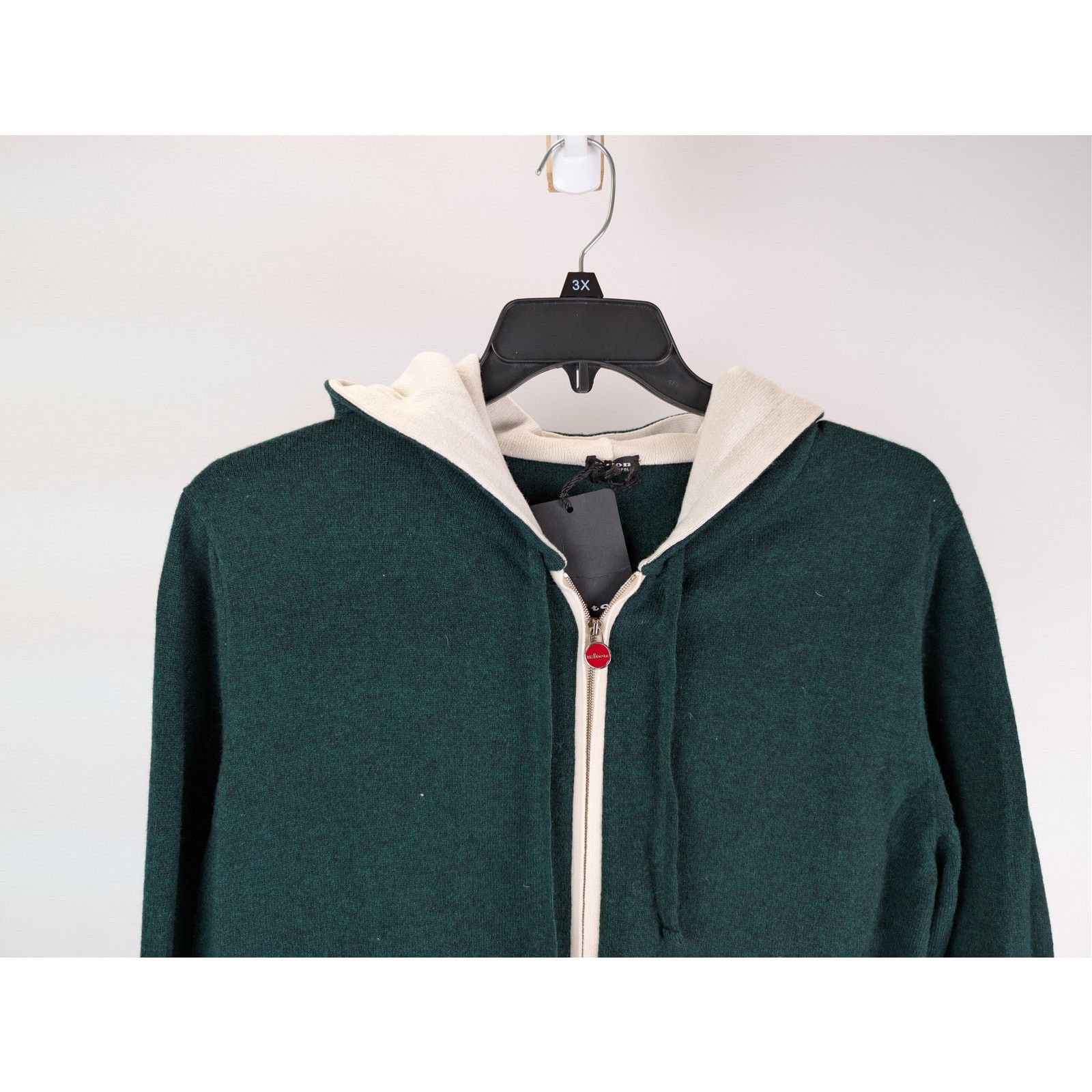 Kiton o1rshd1 CC20 Sweater Zip Hoodie Cardigan in Green Size US M / EU 48-50 / 2 - 3 Thumbnail