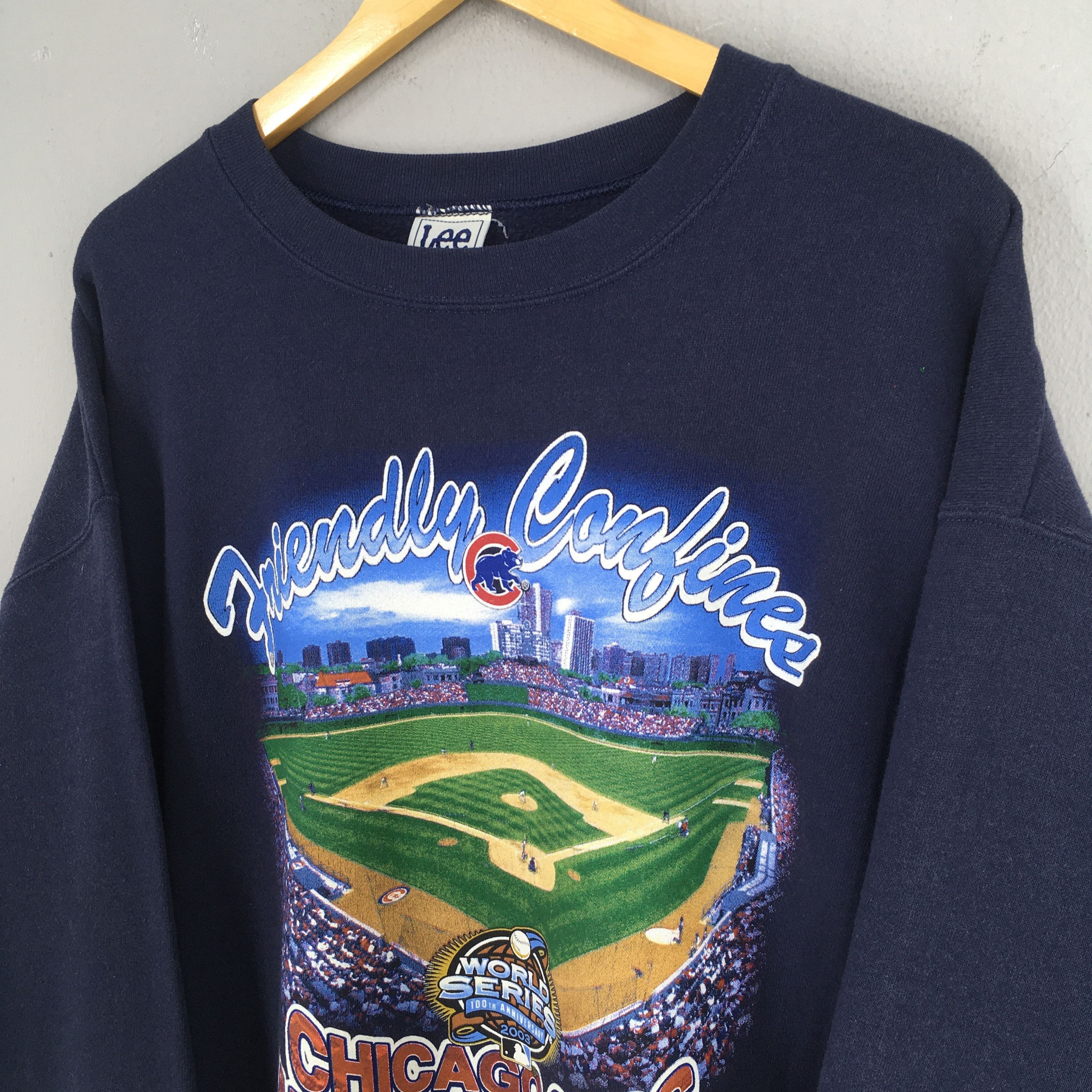 MLB Vintage 90s Chicago Cubs MLB Baseball Sweatshirt Large Size US L / EU 52-54 / 3 - 3 Thumbnail