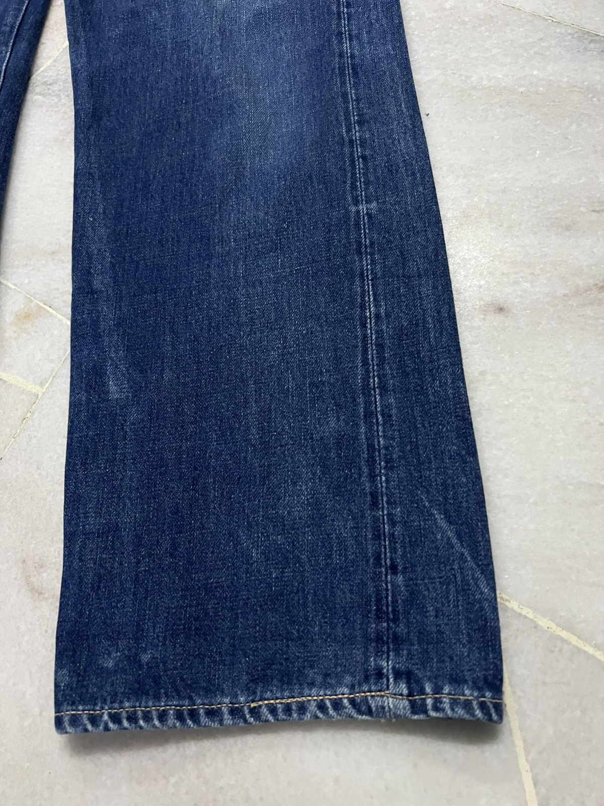 Japanese Brand 80’s H.R Market Blue Blue Japan Selvedge Jean Size US 31 - 4 Thumbnail