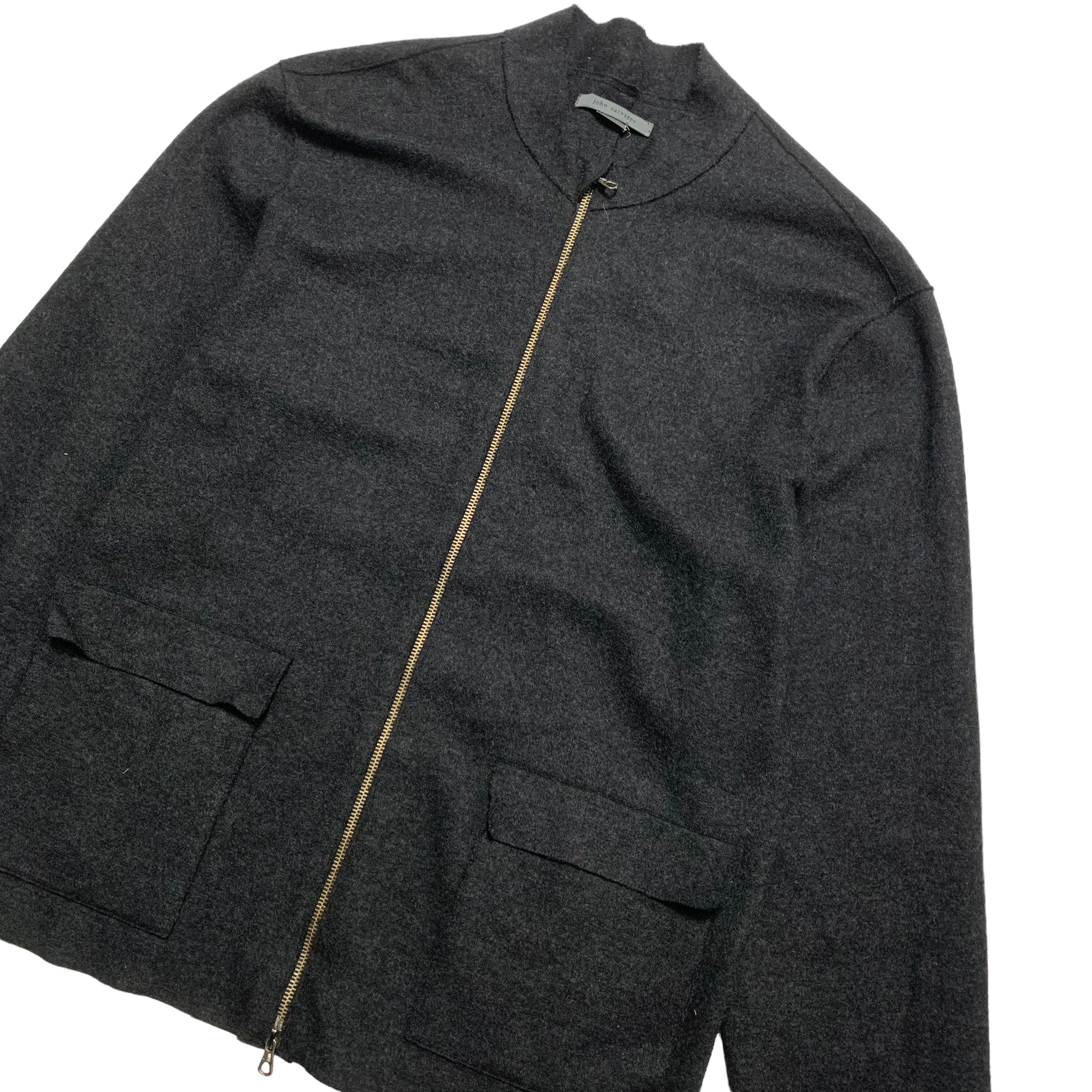 John Varvatos John Varvatos Wool Zipper Jacket Size US L / EU 52-54 / 3 - 4 Thumbnail