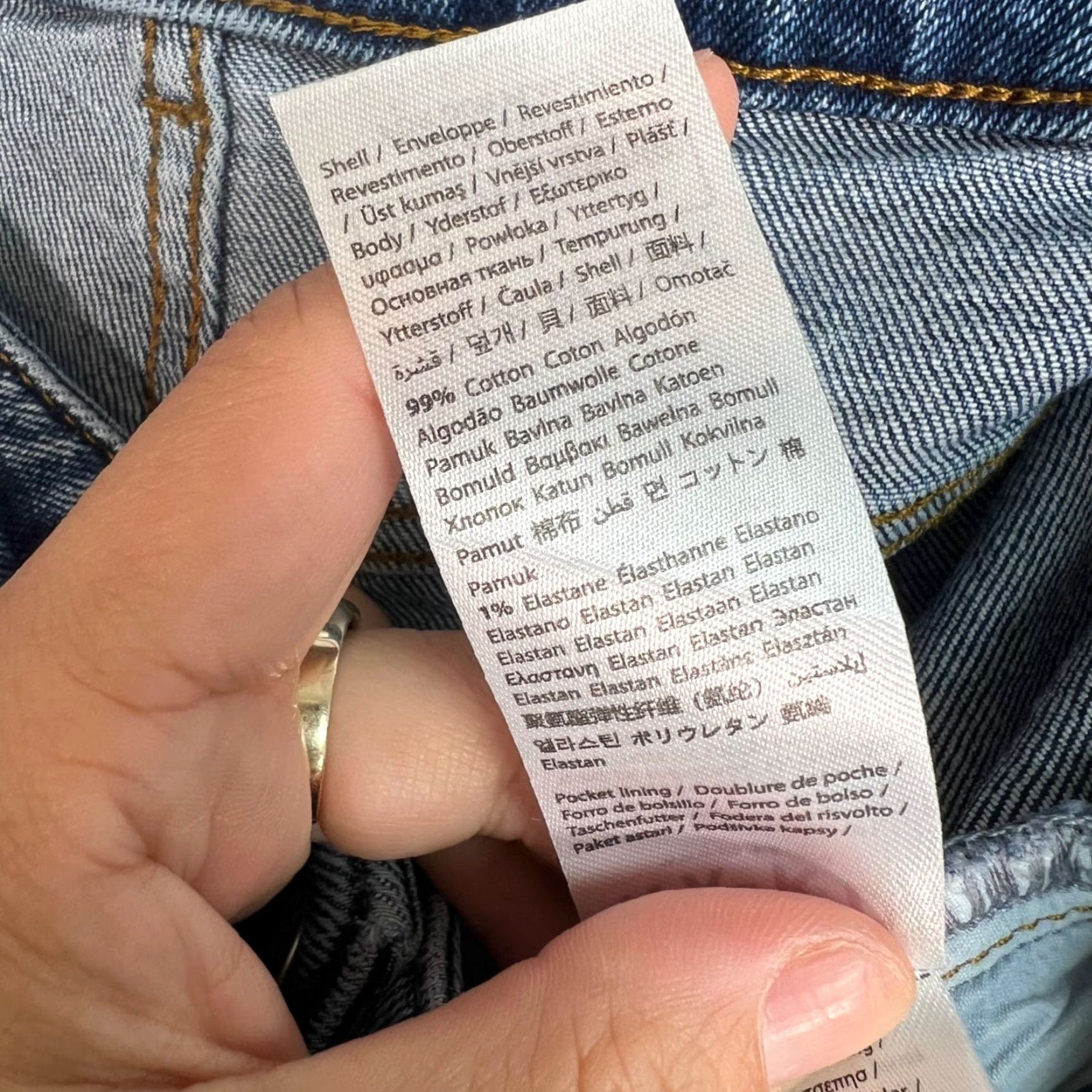 Vintage NA-KD Art High-Waisted Straight-Leg Denim Jeans Womens Size 34 Blue Size 24" / US 00 / IT 34 - 4 Thumbnail