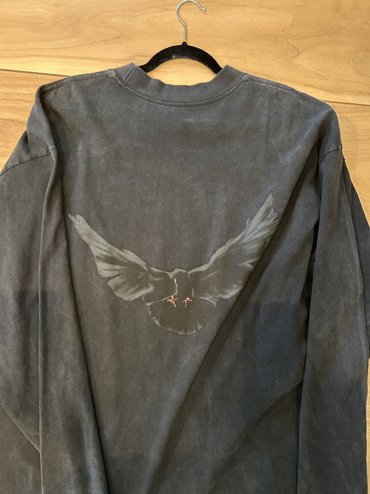 Balenciaga × Gap × Yeezy Yeezy x Gap x Balenciaga Long Sleeve Dove Shirt Size US XL / EU 56 / 4 - 3 Thumbnail