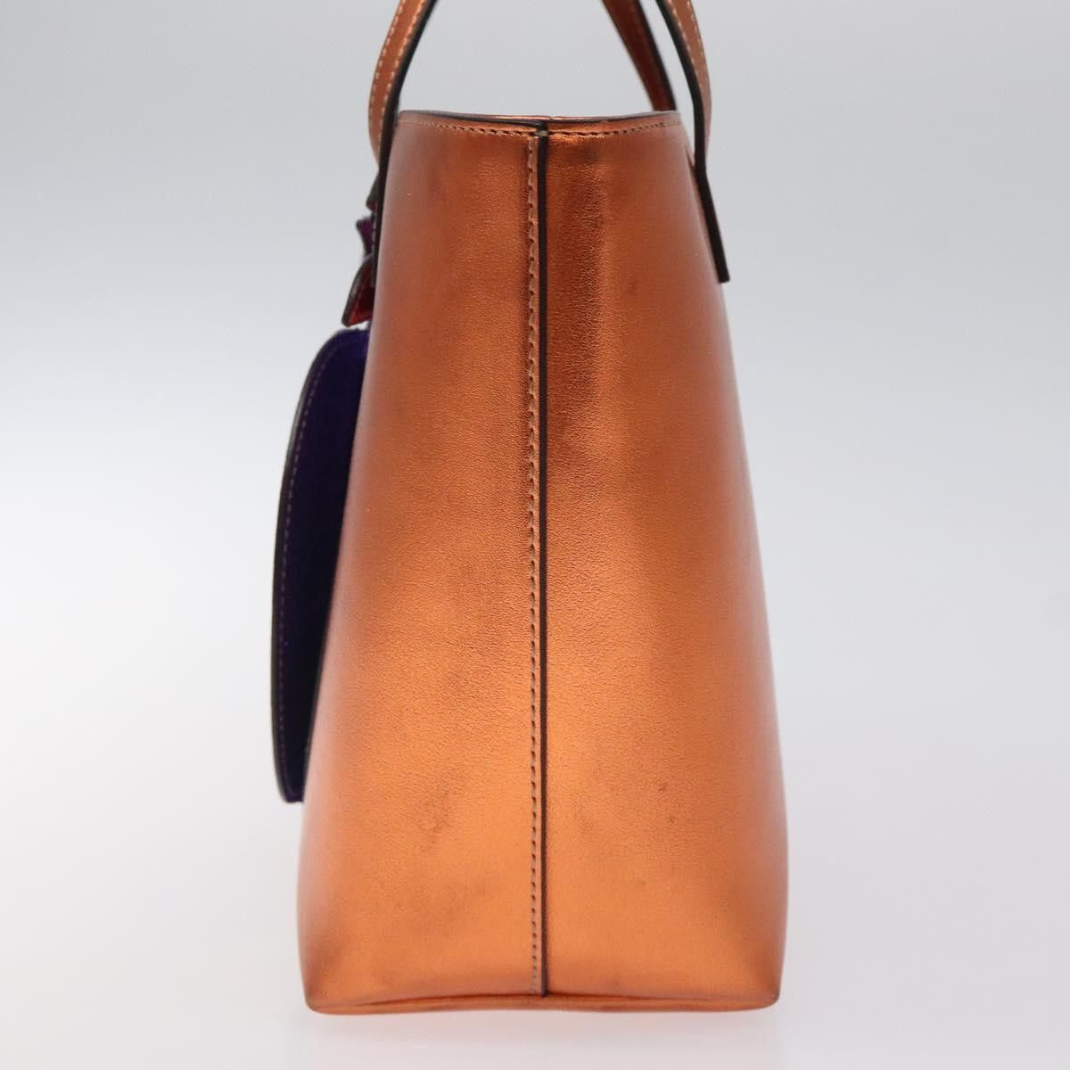 Gucci GUCCI Hand Bag Leather Bronze Size ONE SIZE - 4 Thumbnail