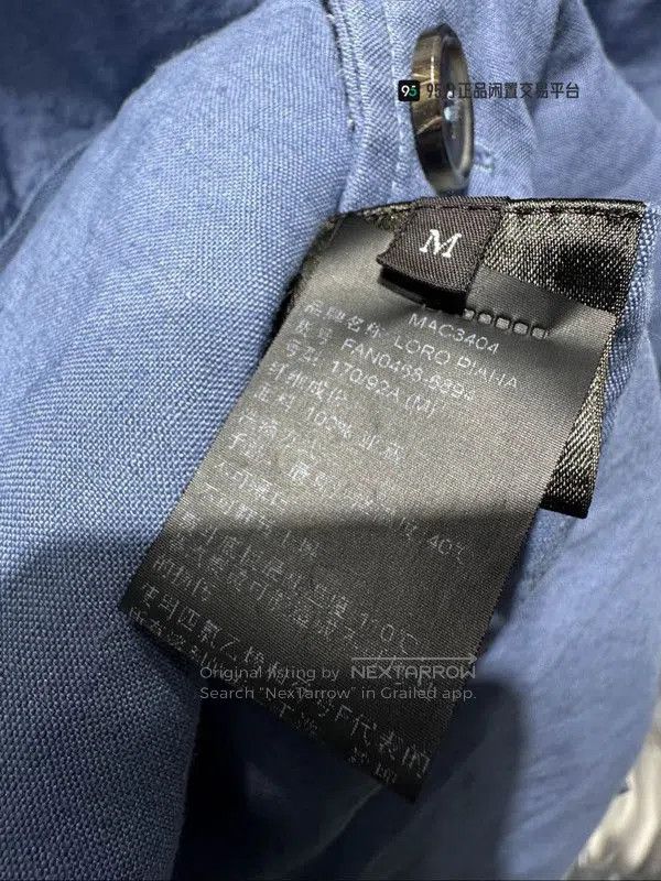 Loro Piana Loro Piana Men's Blue Single. Size US M / EU 48-50 / 2 - 5 Thumbnail