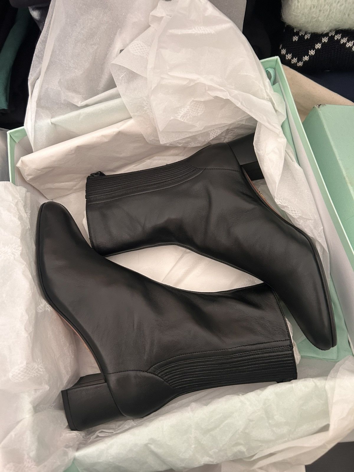 Aquazzura Aquazzura Saint Honore 50 Boots Size US 7.5 / IT 37.5 - 5 Thumbnail